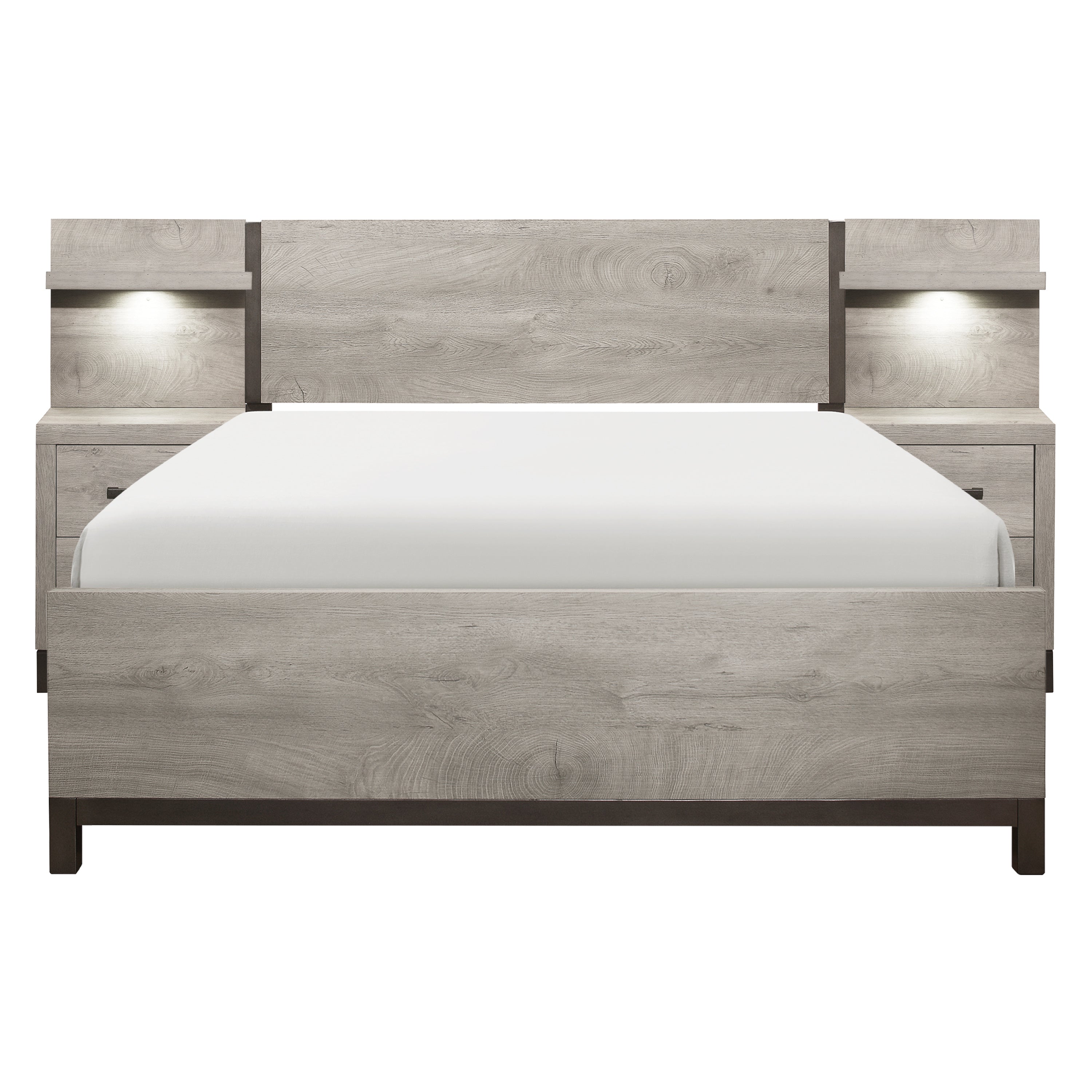 1577F-1*WB 5pc Set Full Wall Bed (FB+2NS+2NS-P) - 1577F-1*WB - Bien Home Furniture &amp; Electronics