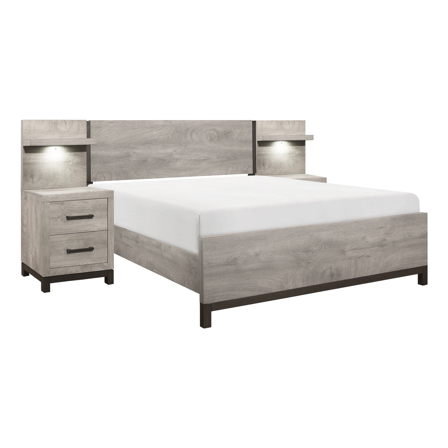1577F-1*WB 5pc Set Full Wall Bed (FB+2NS+2NS-P) - 1577F-1*WB - Bien Home Furniture & Electronics