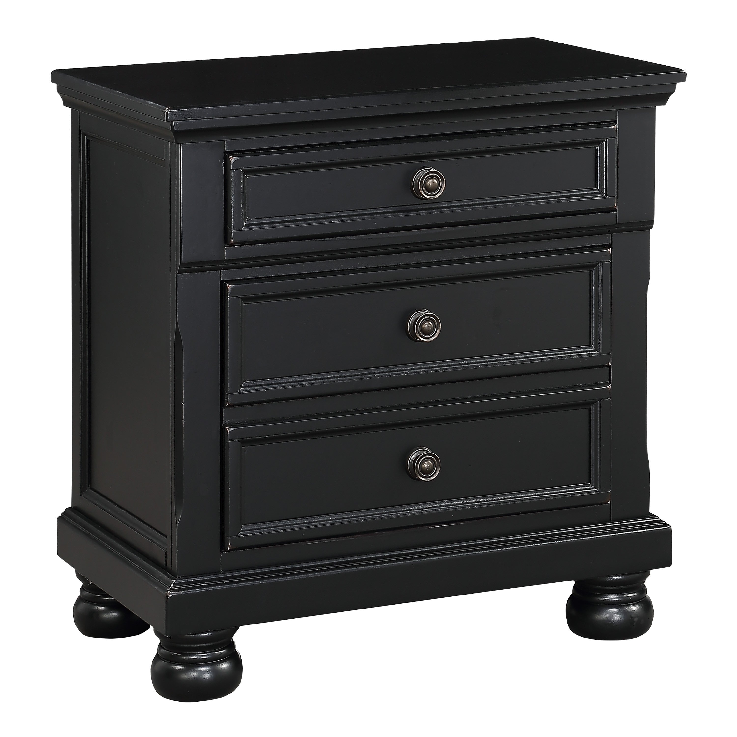 1714BK-1*4 4PC SET: 1QB,1NS,1DR,1MR - 1714BK-1*4 - Bien Home Furniture & Electronics