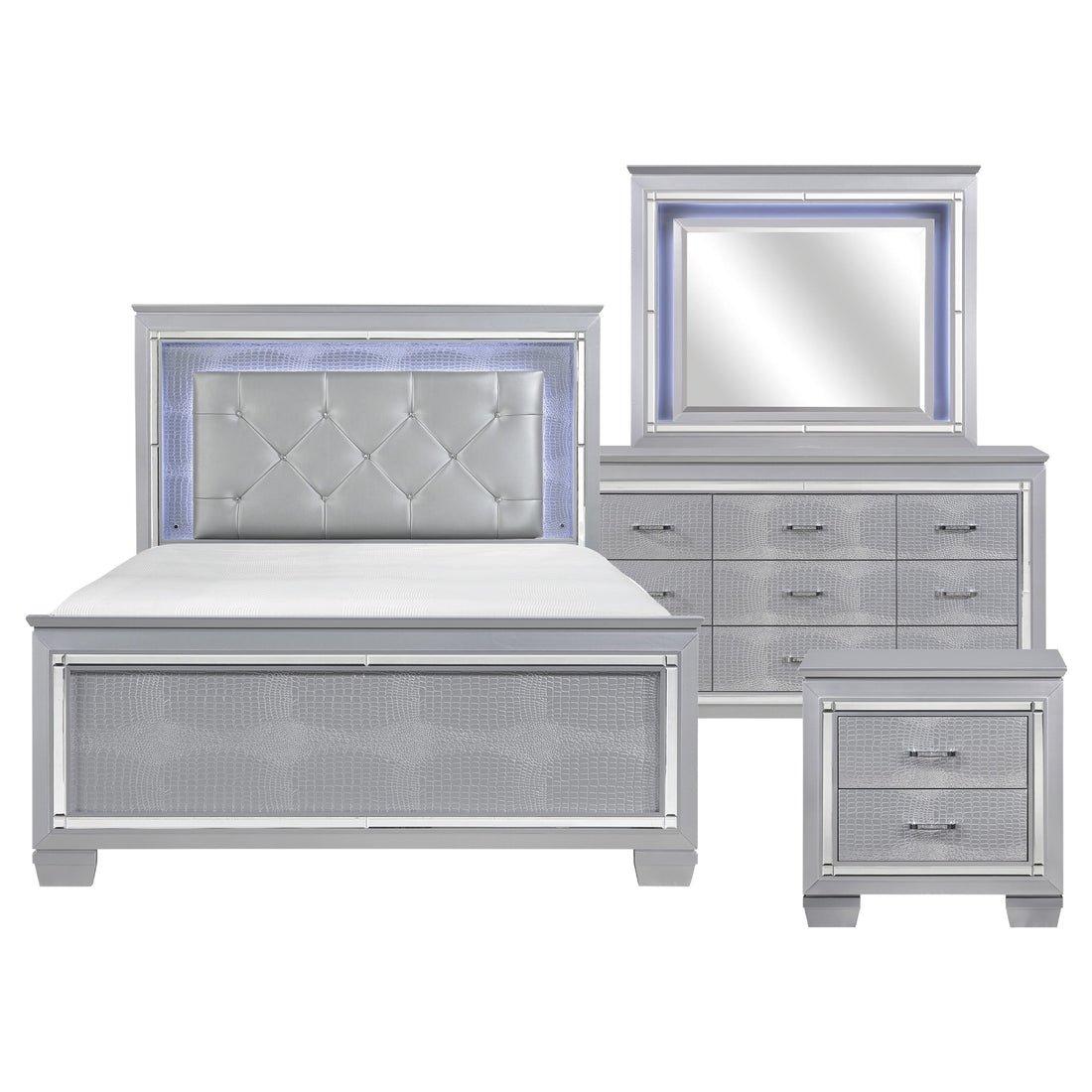 1916-1*4 4pc Set (QB+NS+DR+MR) - 1916-1*4 - Bien Home Furniture & Electronics