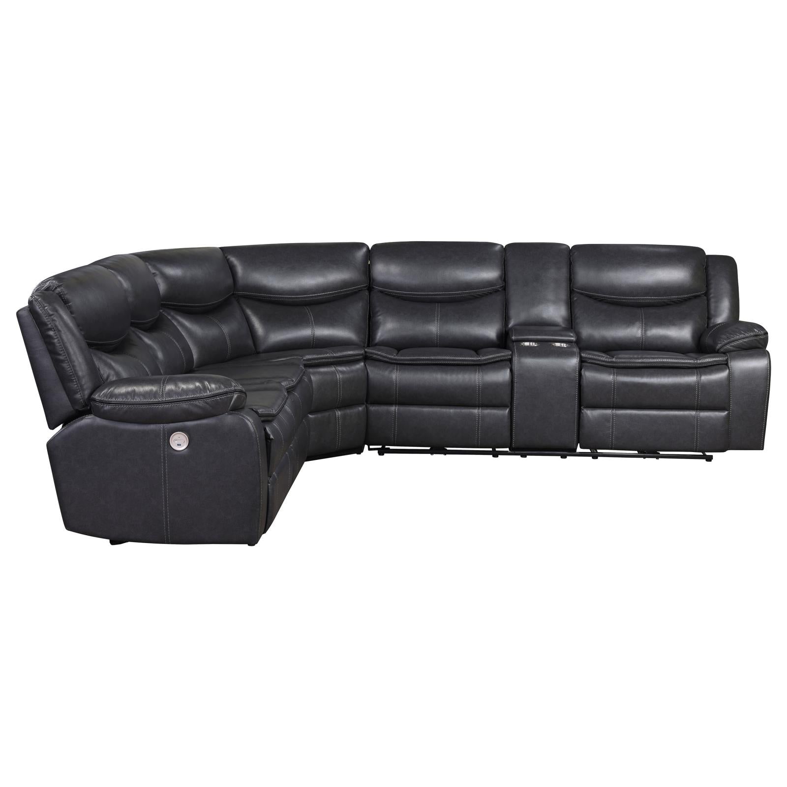 3 PC POWER SECTIONAL - 610200P - Bien Home Furniture & Electronics