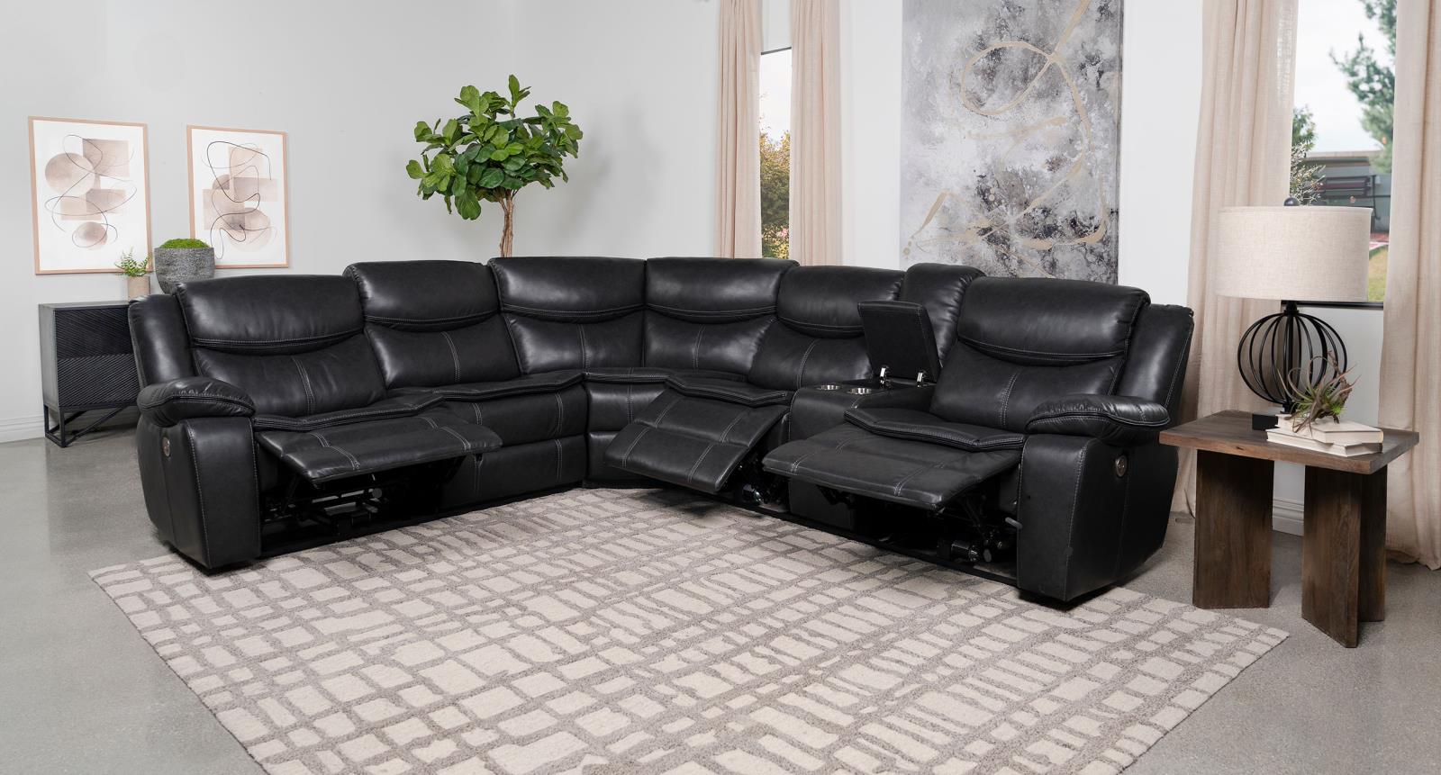 3 PC POWER SECTIONAL - 610200P - Bien Home Furniture & Electronics