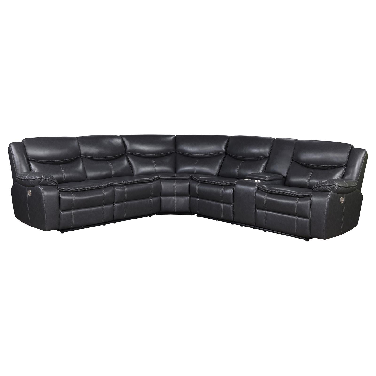 3 PC POWER SECTIONAL - 610200P - Bien Home Furniture & Electronics