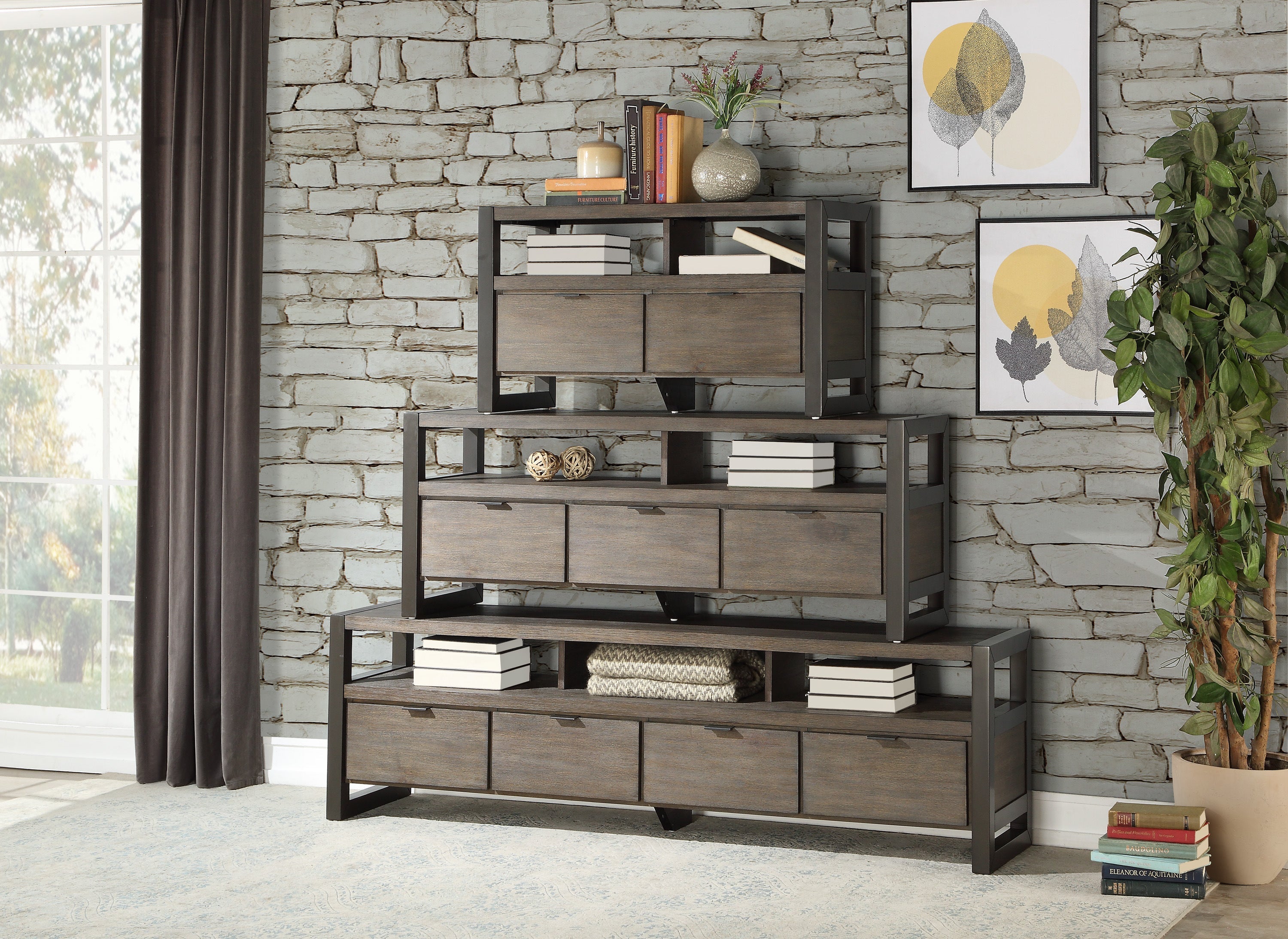 4550-76T TV Stand - 4550-76T - Bien Home Furniture & Electronics