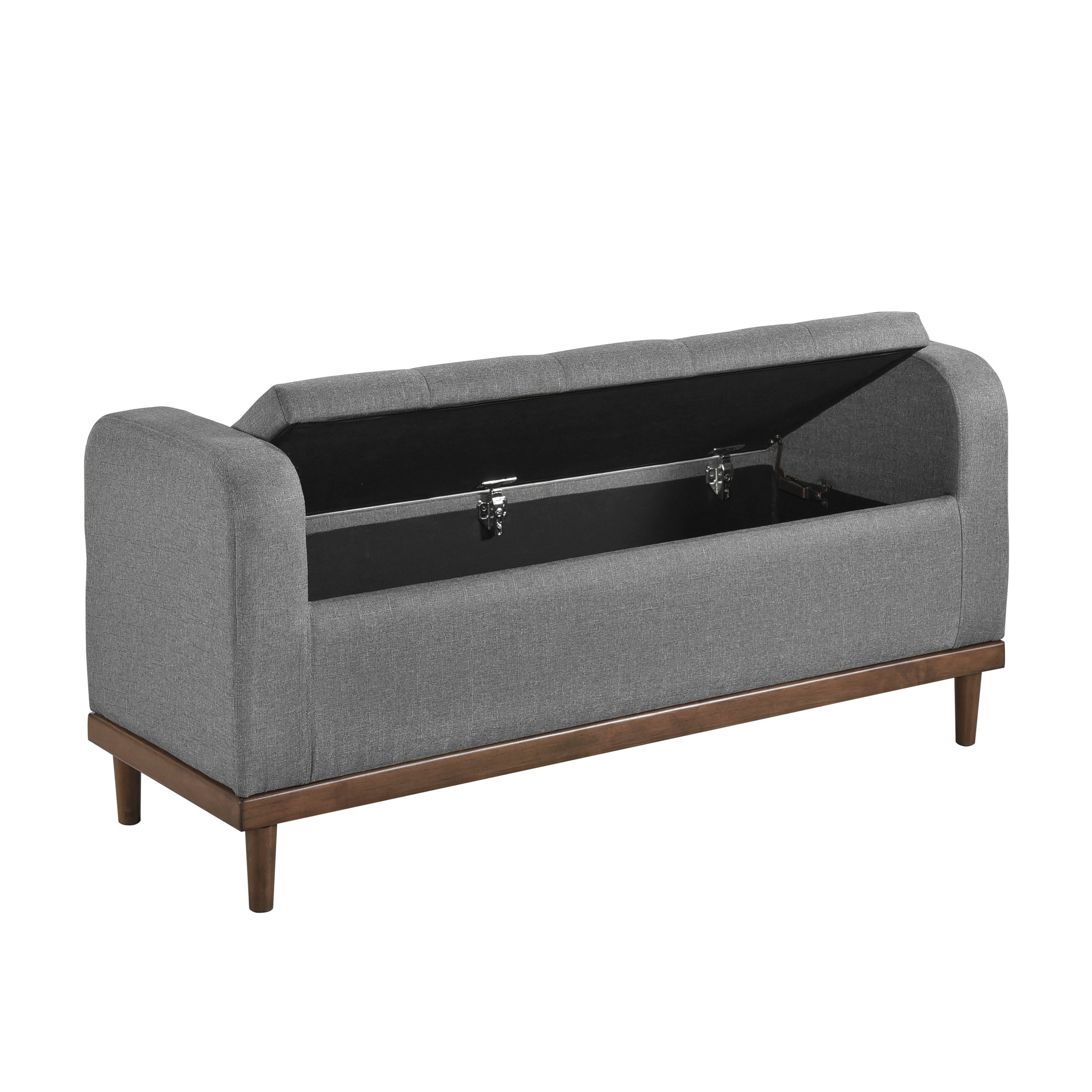 4590GY Lift Top Storage Bench - 4590GY - Bien Home Furniture & Electronics
