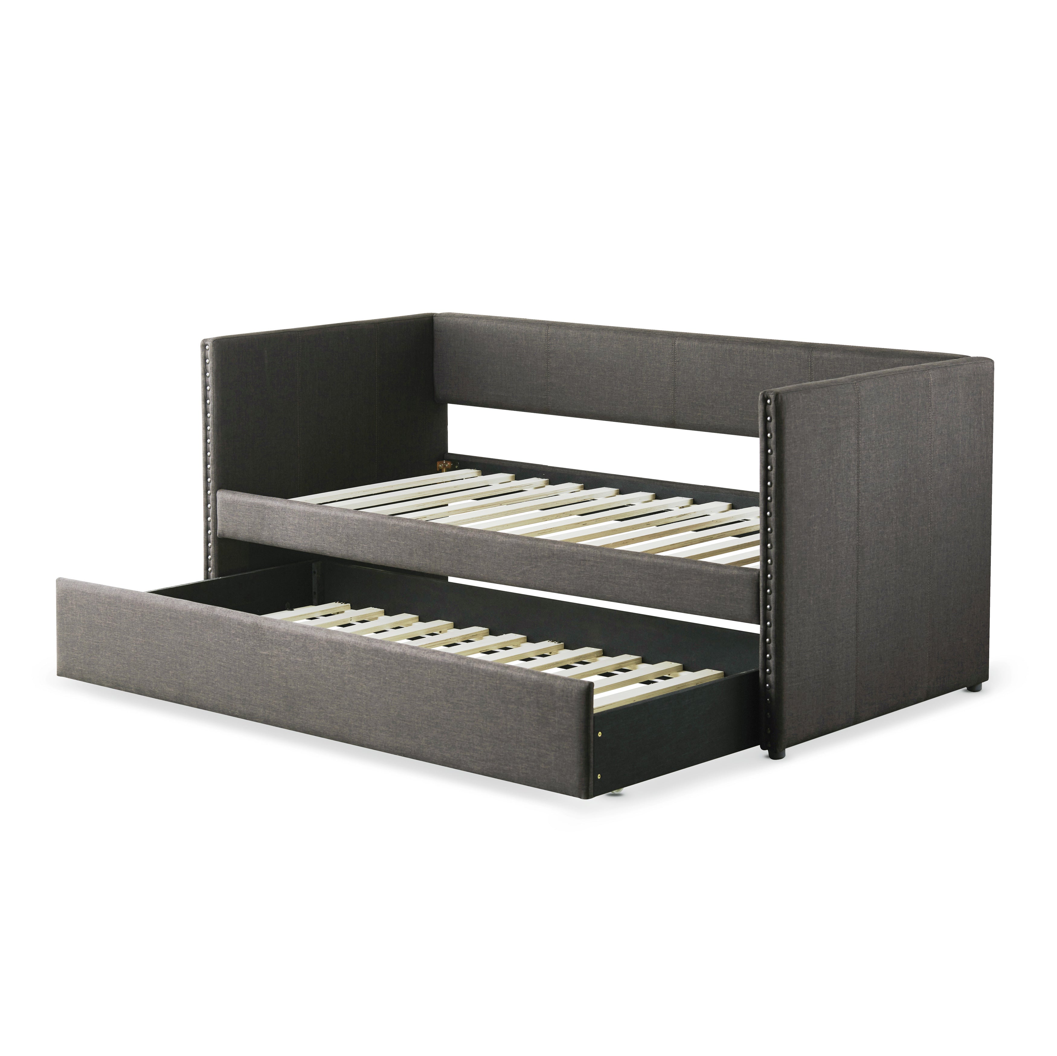 4969GY* (2) Daybed with Trundle - 4969GY* - Bien Home Furniture & Electronics