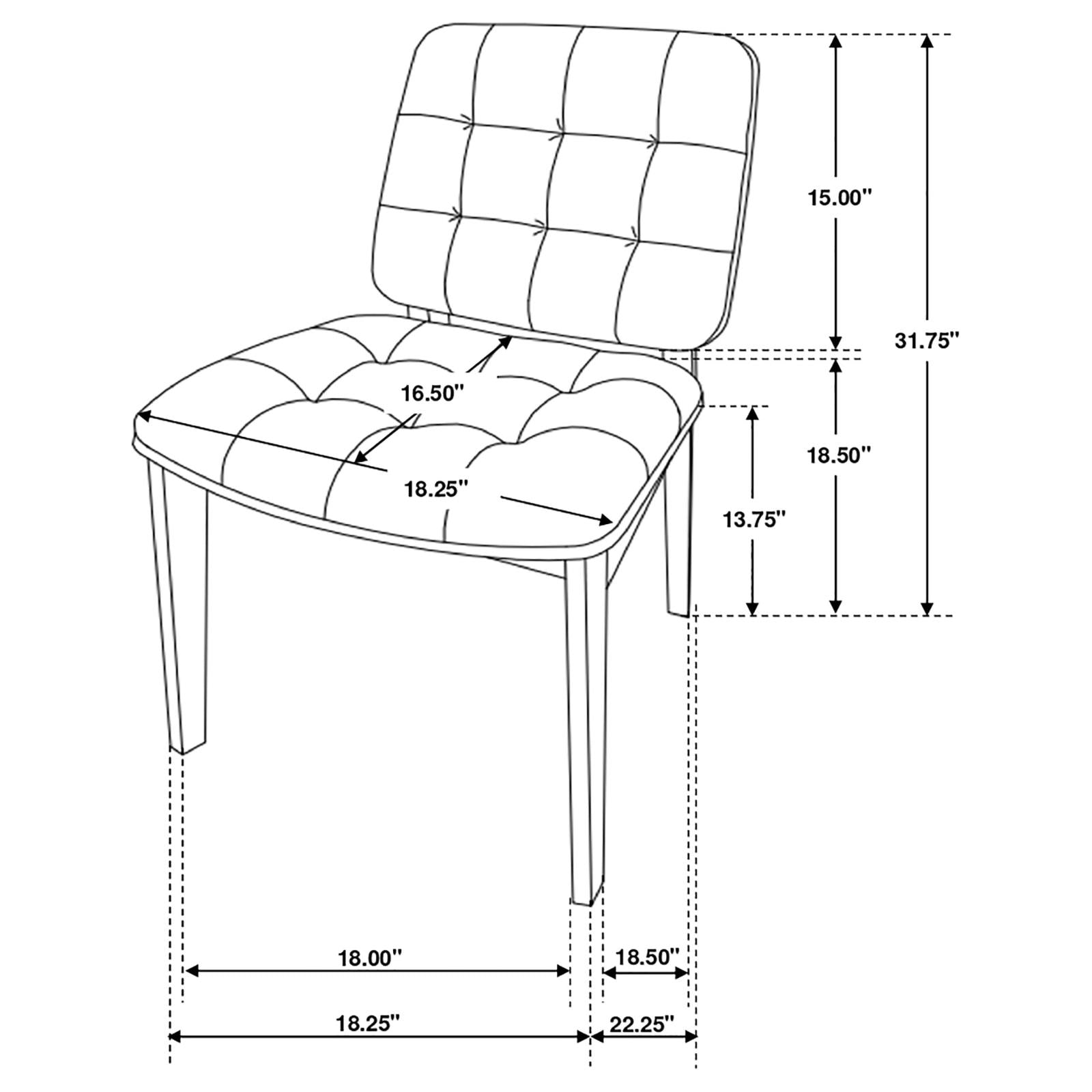 5 PC DINING SET - 106591-S5K - Bien Home Furniture & Electronics