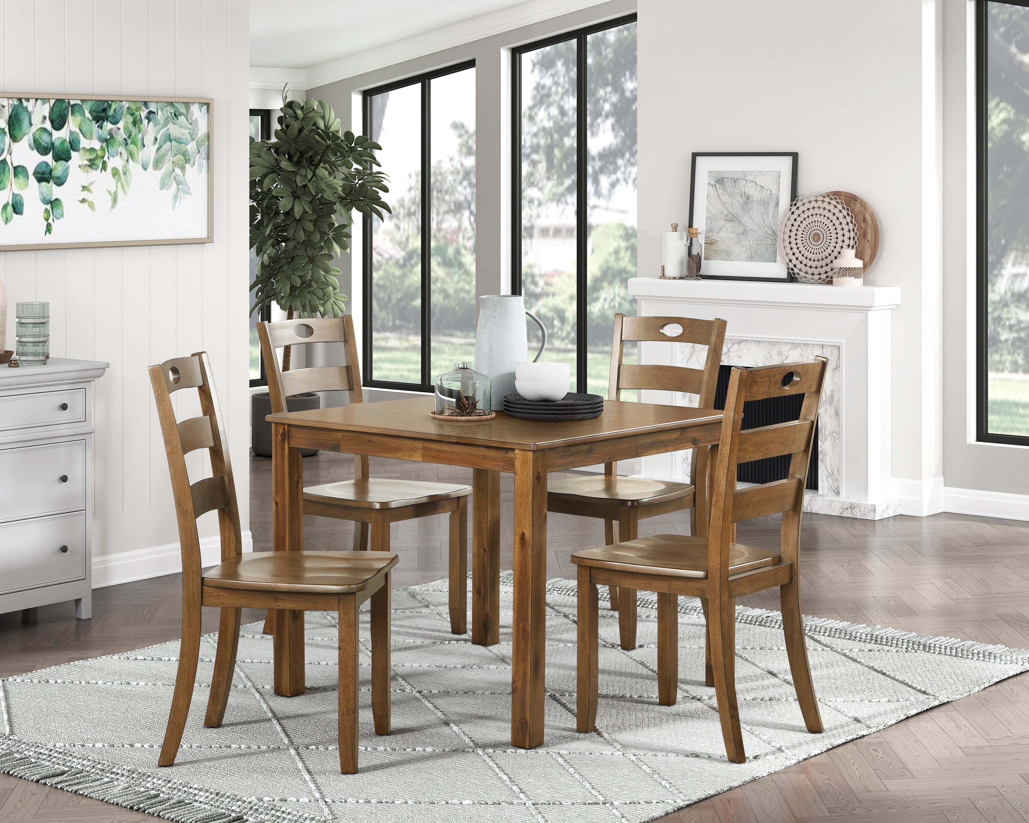 5891 5-Piece Pack Dinette Set - 5891 - Bien Home Furniture & Electronics