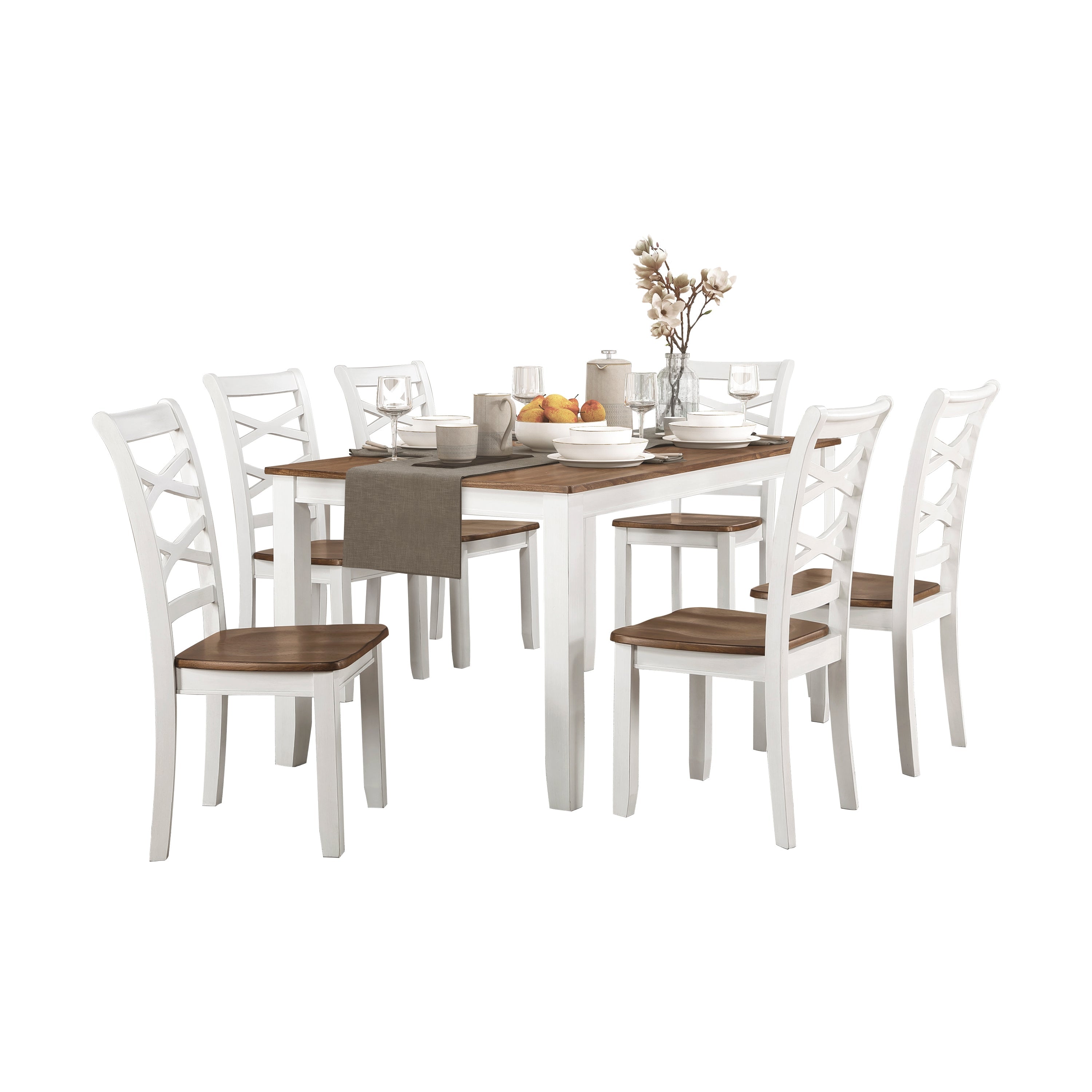 5894N-7P 7-Piece Pack Dinette Set - 5894N-7P - Bien Home Furniture & Electronics
