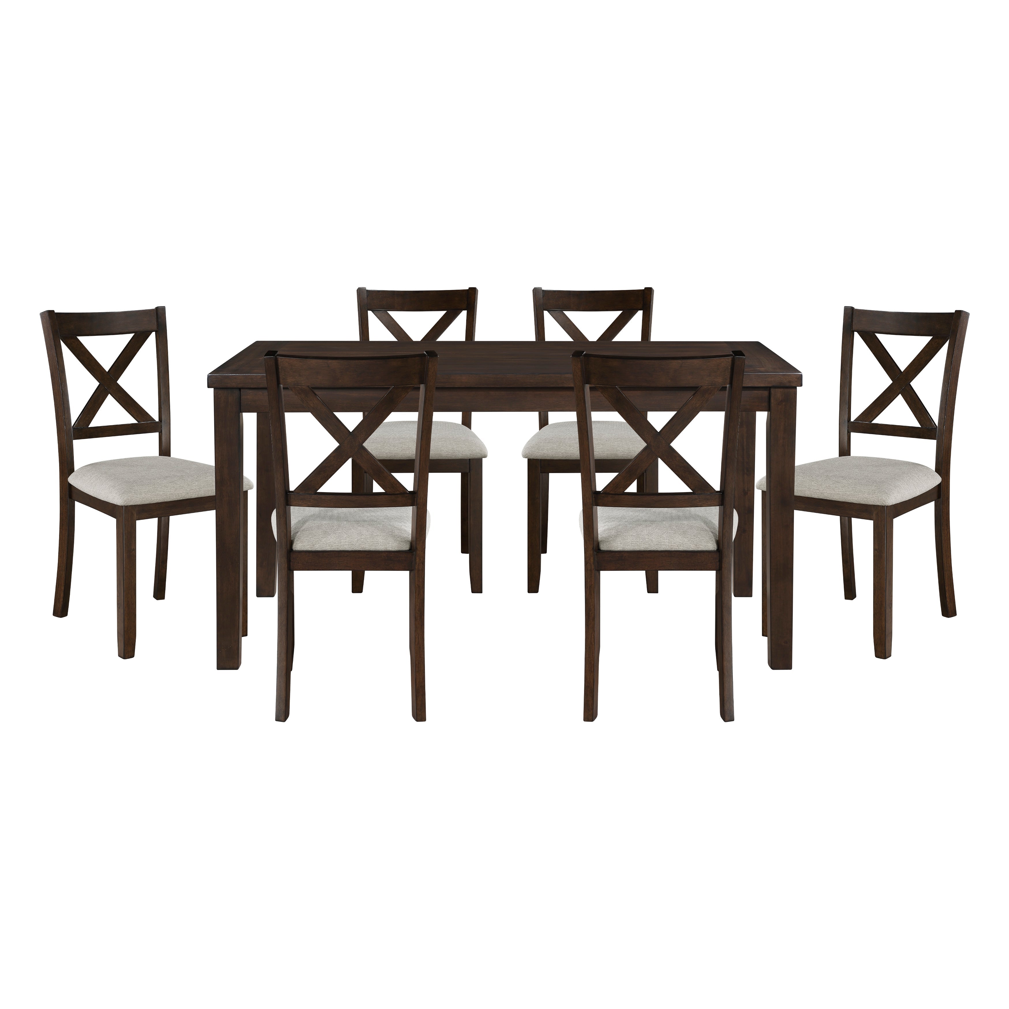 5905 7-Piece Pack Dinette Set - 5905 - Bien Home Furniture & Electronics