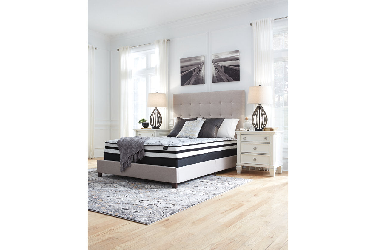 8 Inch Chime Innerspring White Full Mattress in a Box - M69521 - Bien Home Furniture &amp; Electronics