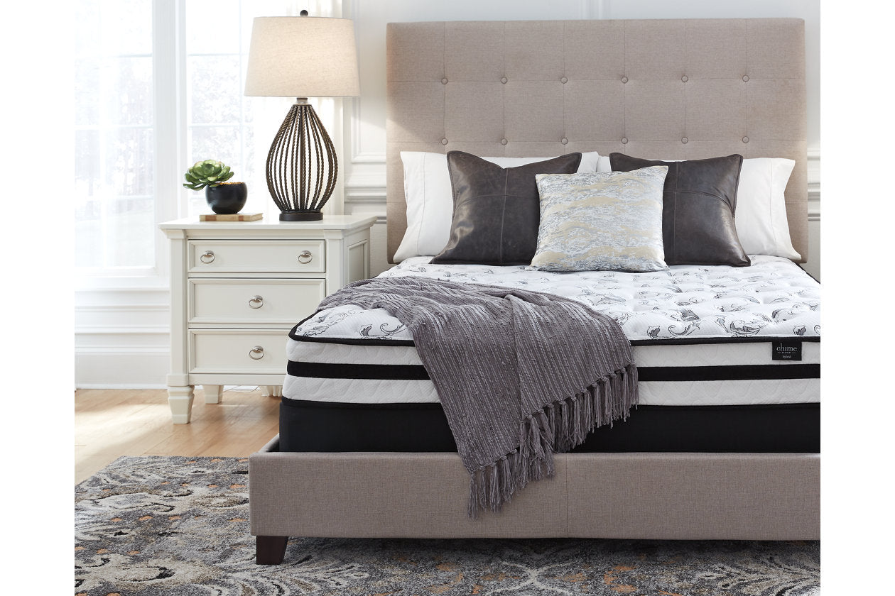 8 Inch Chime Innerspring White King Mattress in a Box - M69541 - Bien Home Furniture & Electronics