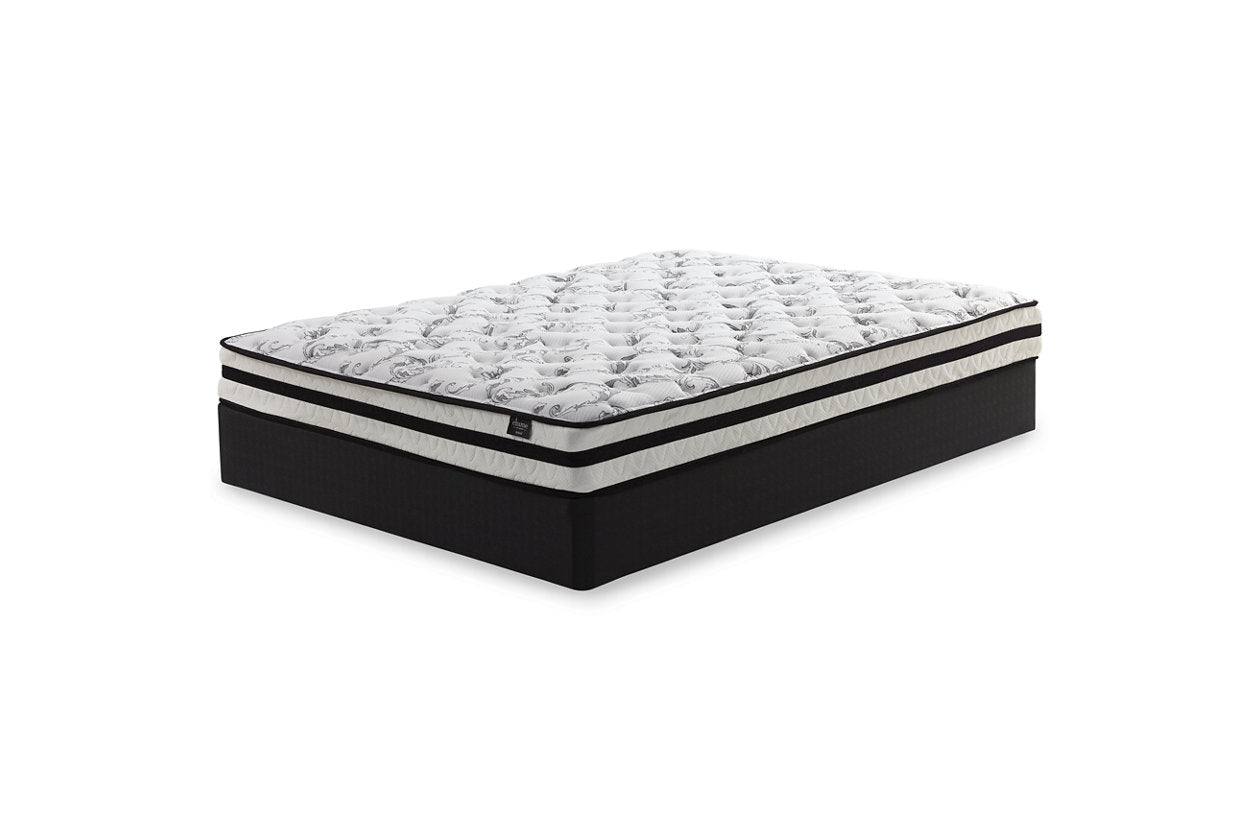 8 Inch Chime Innerspring White King Mattress in a Box - M69541 - Bien Home Furniture &amp; Electronics