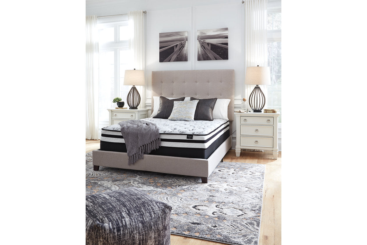 8 Inch Chime Innerspring White King Mattress in a Box - M69541 - Bien Home Furniture & Electronics