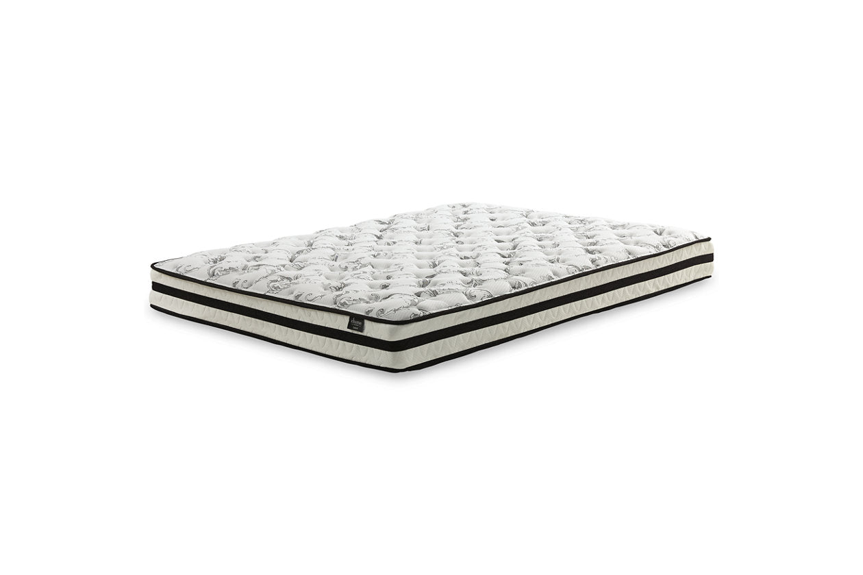 8 Inch Chime Innerspring White Twin Mattress in a Box - M69511 - Bien Home Furniture &amp; Electronics