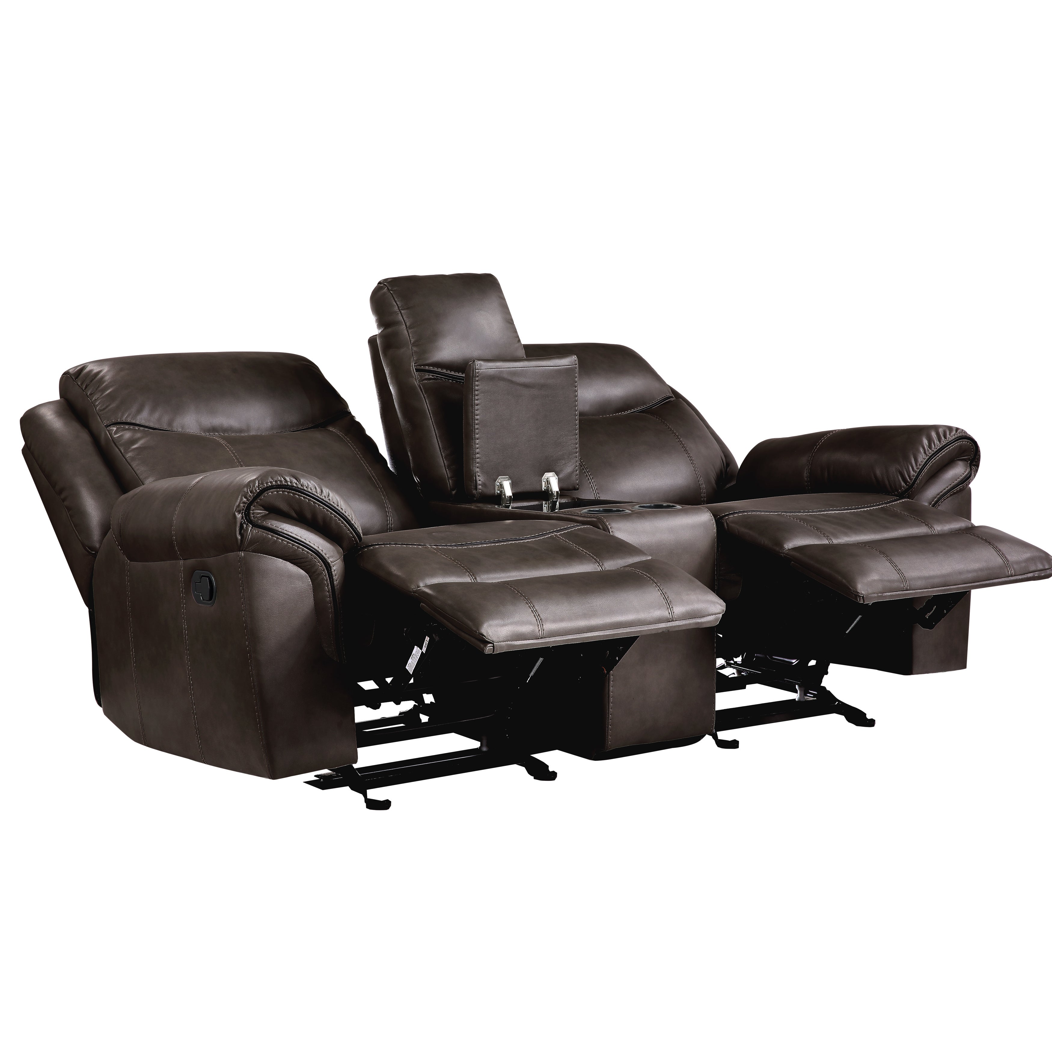 8206BRW*2 2pc Set: Sofa, Love - 8206BRW*2 - Bien Home Furniture & Electronics
