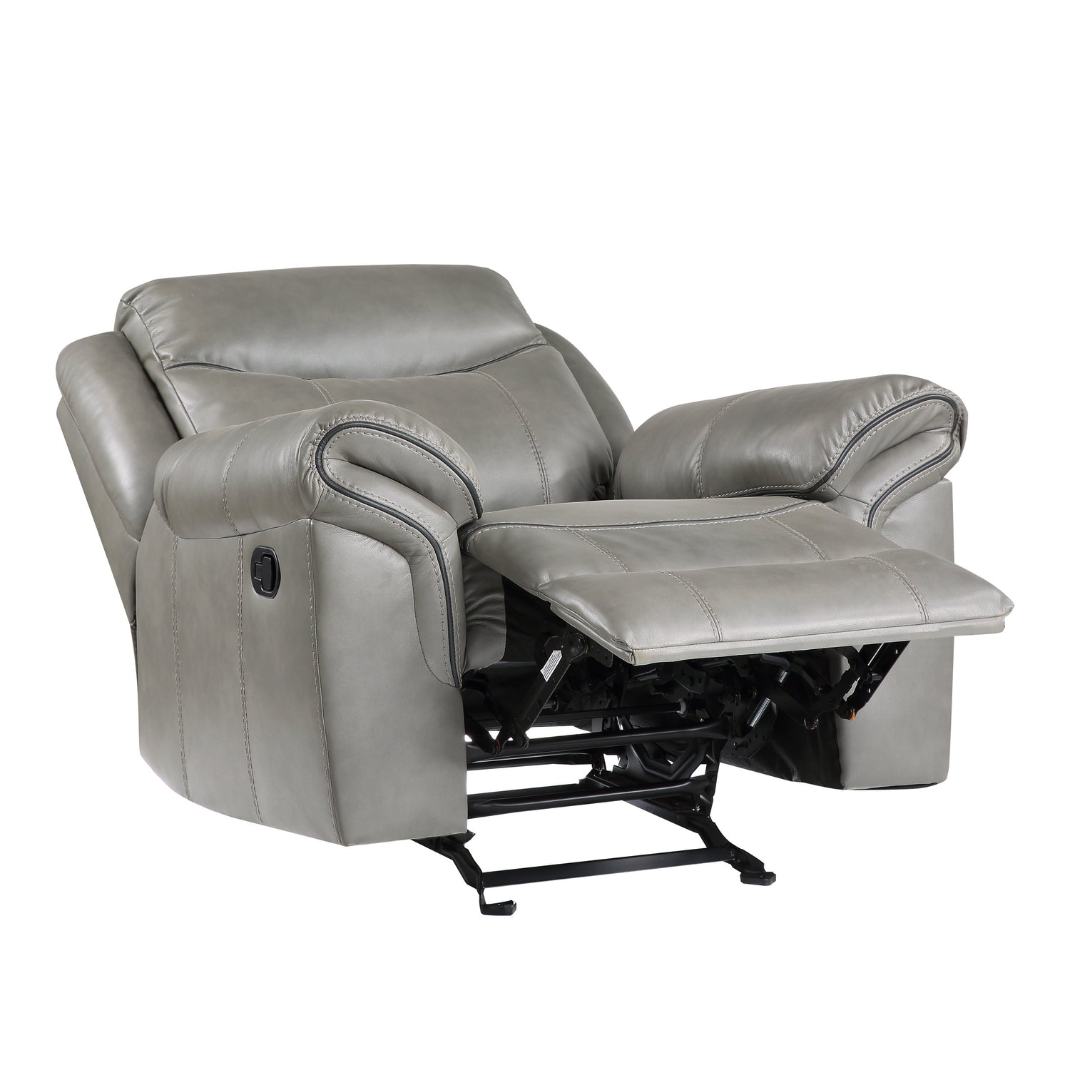8206GRY-1 Glider Reclining Chair - 8206GRY-1 - Bien Home Furniture & Electronics