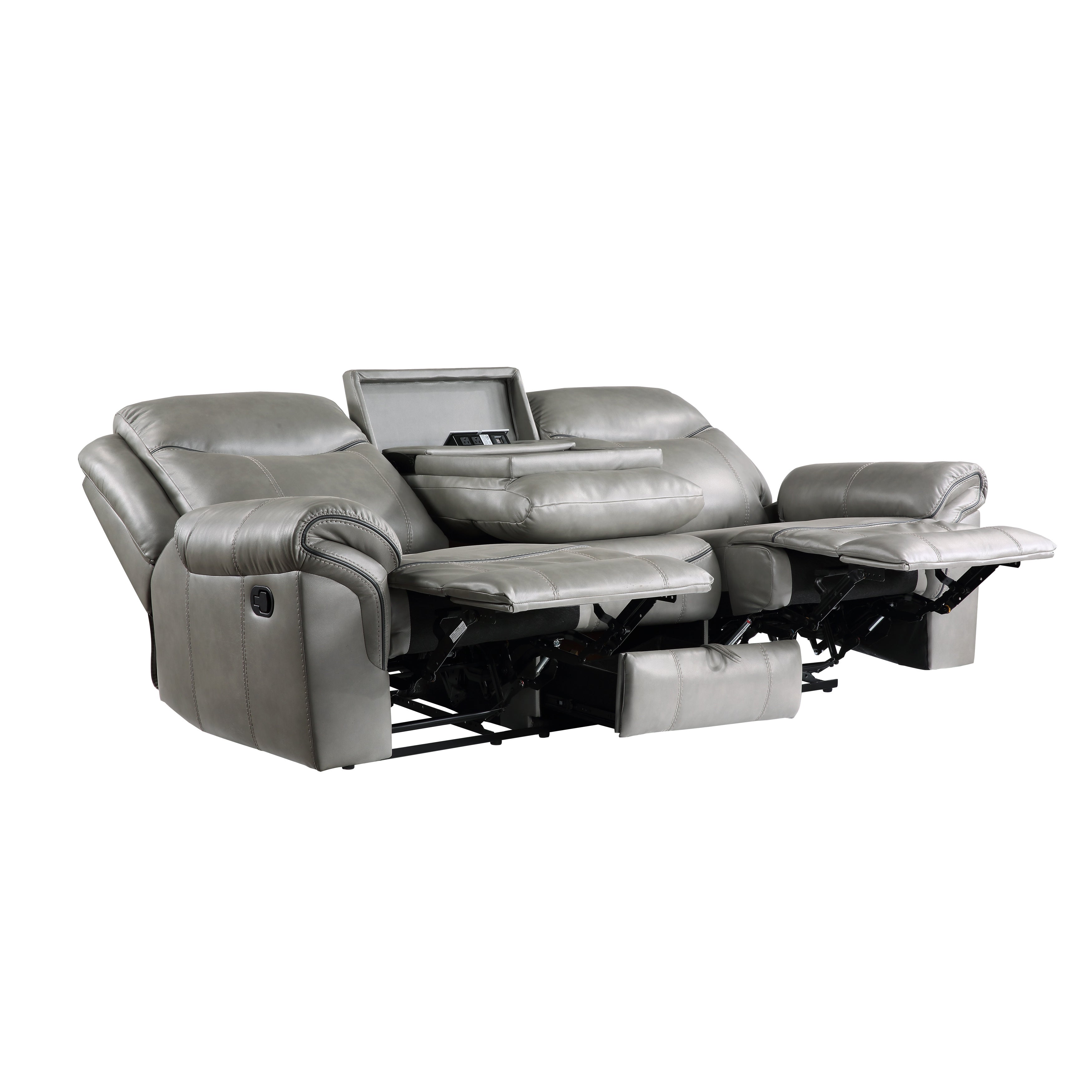 8206GRY*2 2pc Set: Sofa, Love - 8206GRY*2 - Bien Home Furniture & Electronics