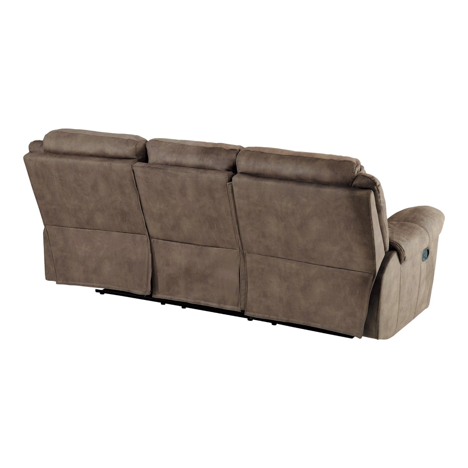 8206NF-3 Double Reclining Sofa with Center Drop-Down Cup Holders, Receptacles, Hidden Drawer and USB Ports - 8206NF-3 - Bien Home Furniture & Electronics
