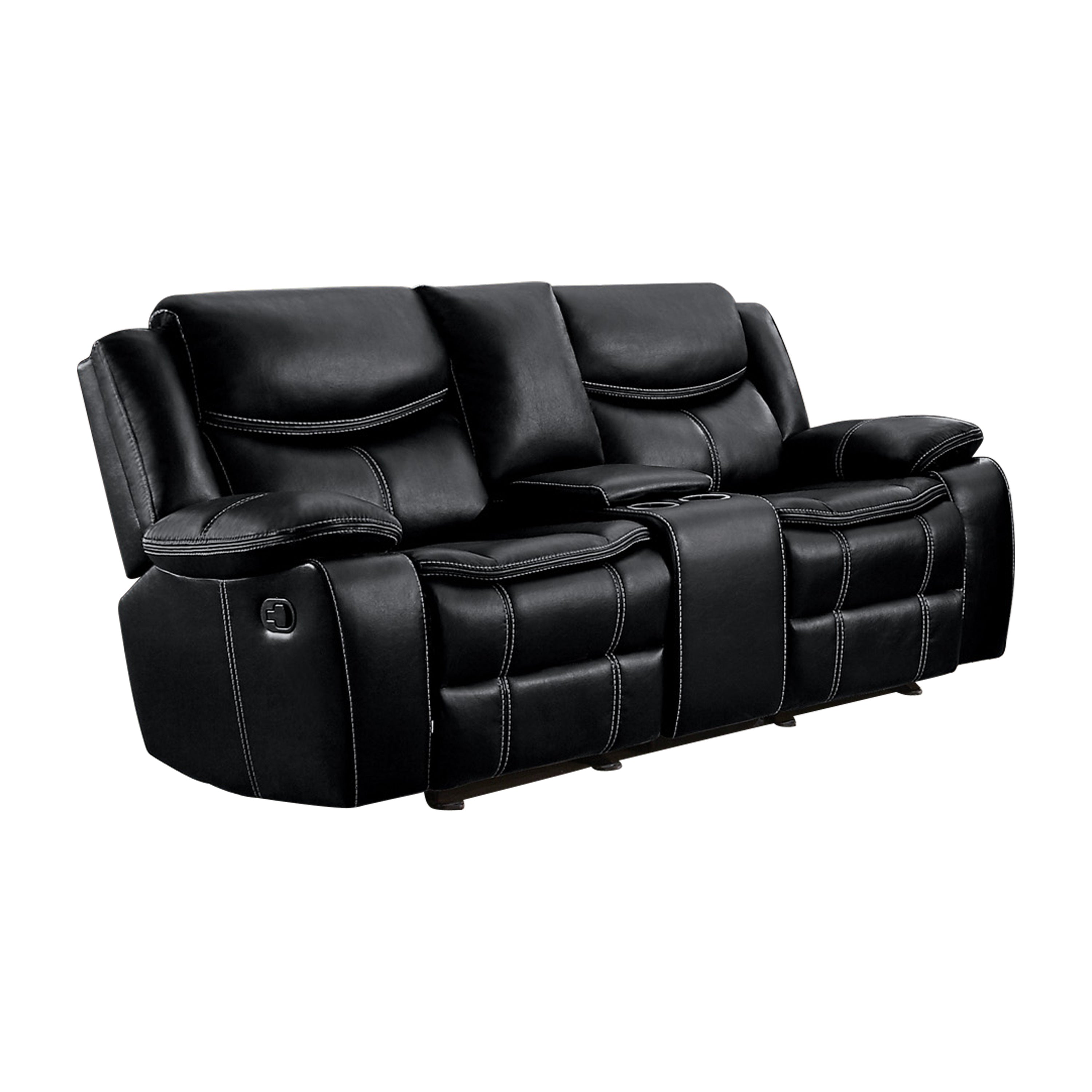 8230BLK*2 2pc Set: Sofa, Love - 8230BLK*2 - Bien Home Furniture & Electronics