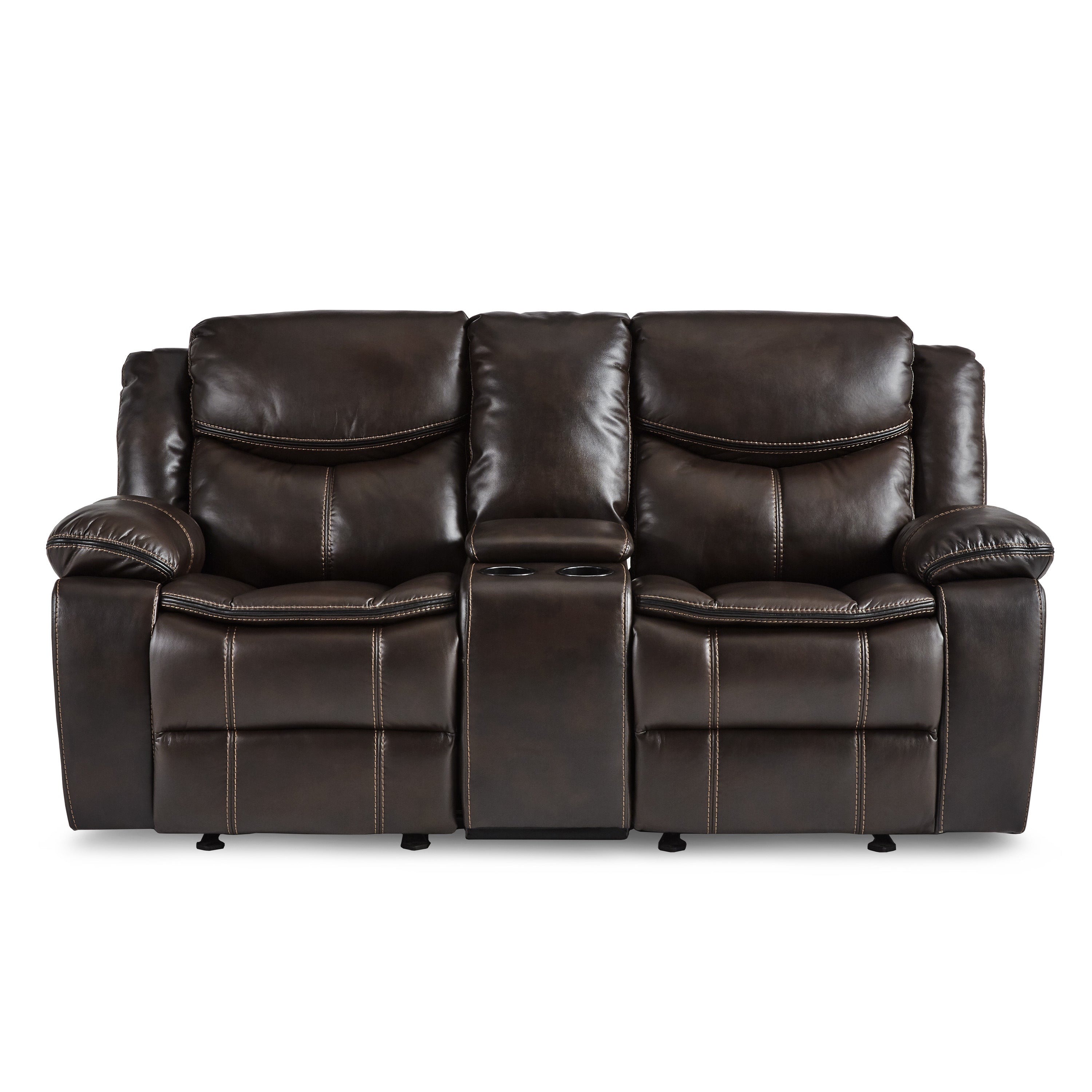8230BRW*2 2pc Set: Sofa, Love - 8230BRW*2 - Bien Home Furniture & Electronics