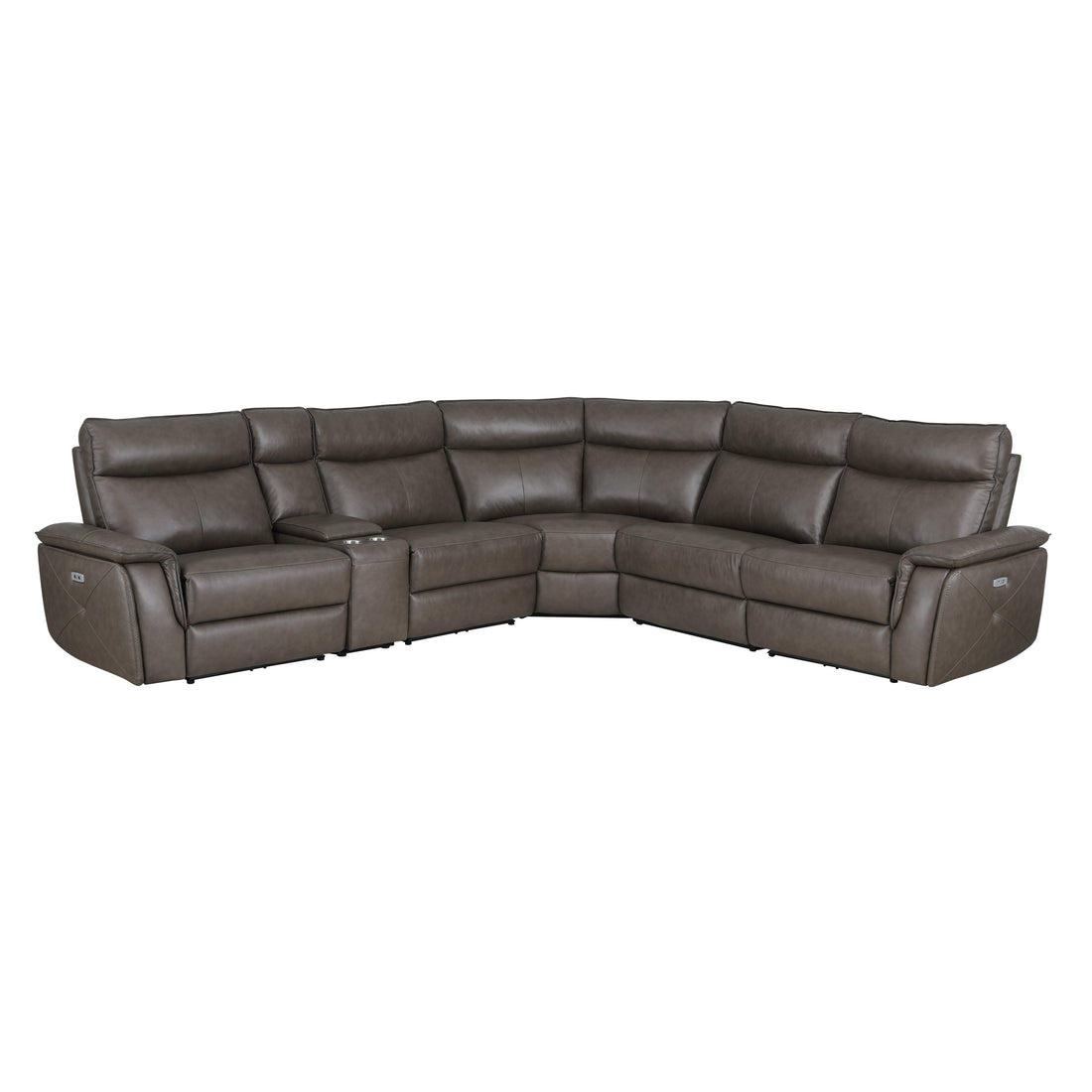 8259RFDB*6SCPWH (6)6-Piece Modular Power Reclining Sectional with Power Headrests - 8259RFDB*6SCPWH - Bien Home Furniture & Electronics