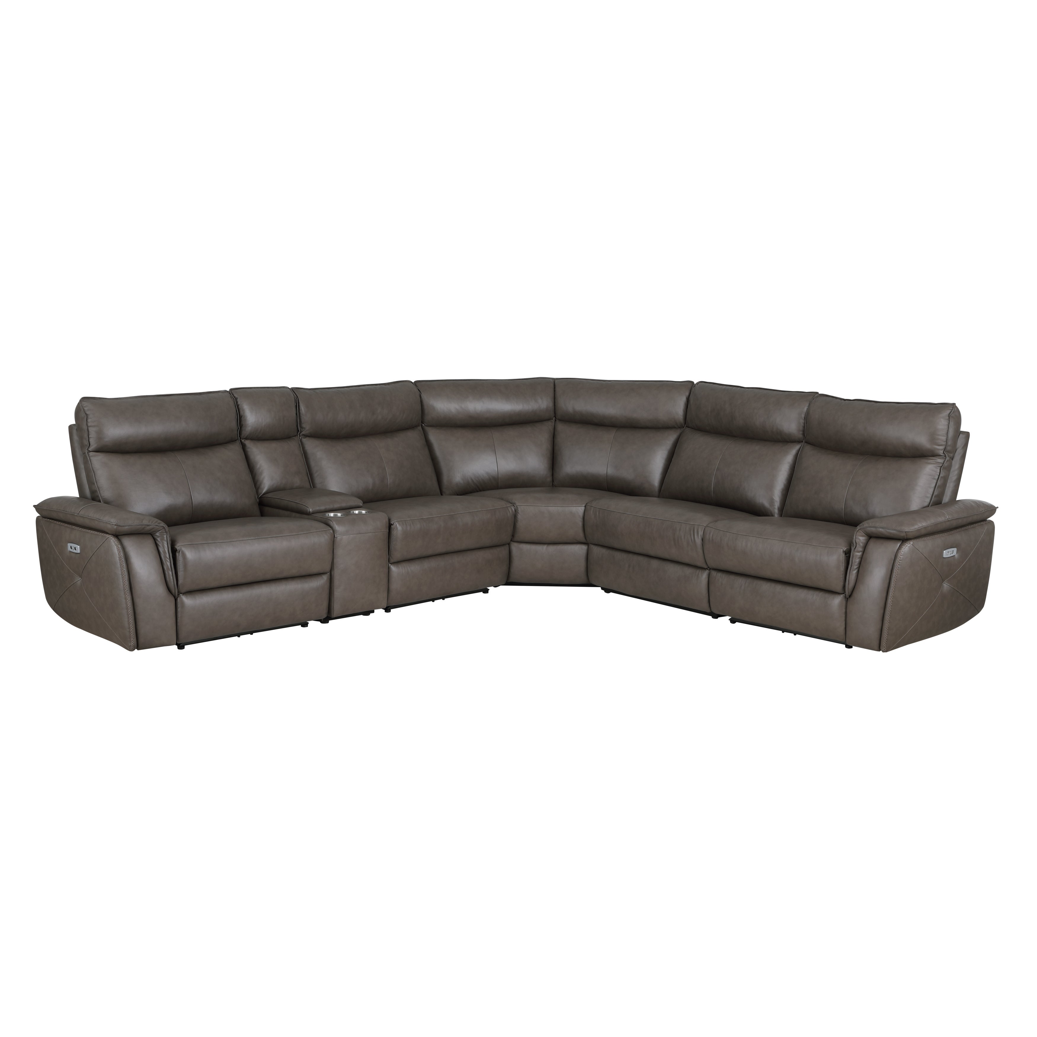 8259RFDB*6SCPWH (6)6-Piece Modular Power Reclining Sectional with Power Headrests - 8259RFDB*6SCPWH - Bien Home Furniture & Electronics