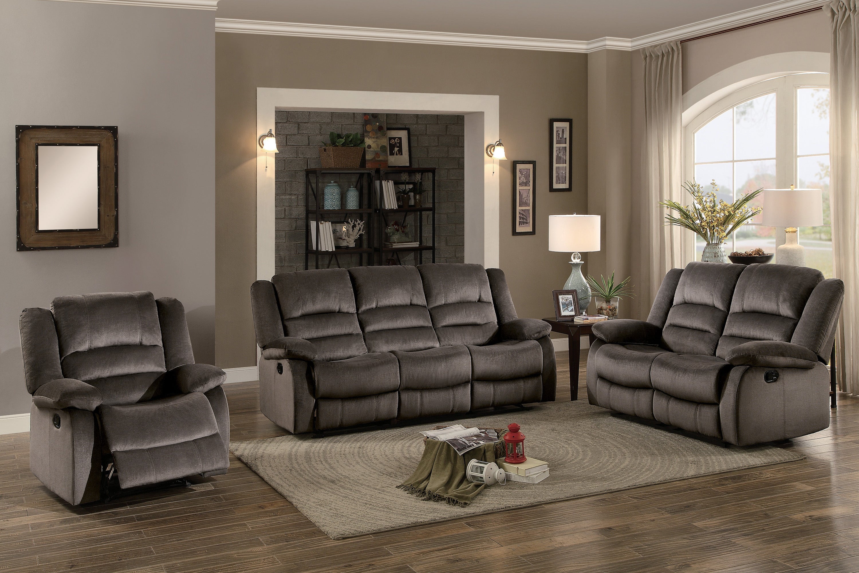 8329CH-2 Double Reclining Loveseat - 8329CH-2 - Bien Home Furniture & Electronics