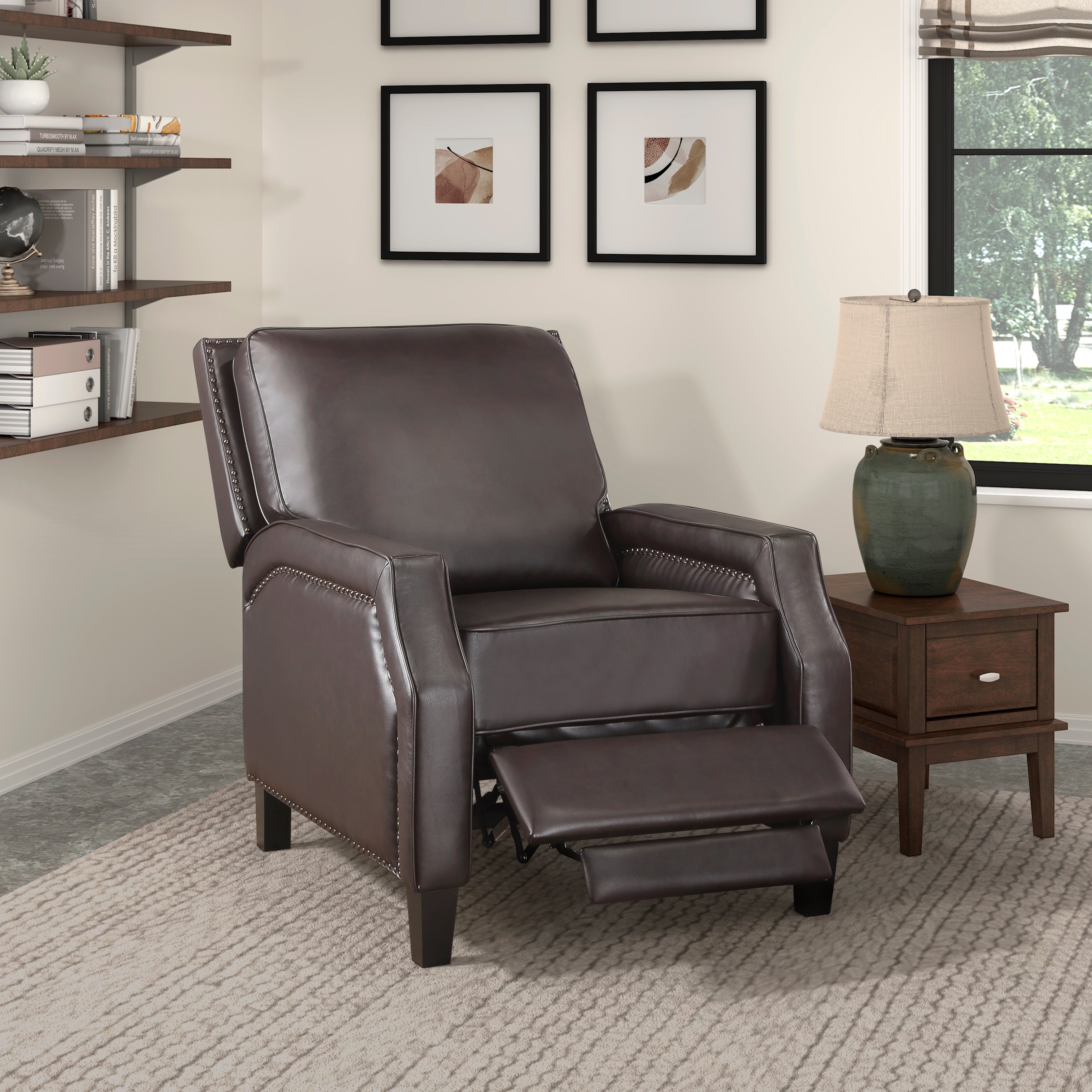 8504DBR-1 Push Back Reclining Chair - 8504DBR-1 - Bien Home Furniture & Electronics