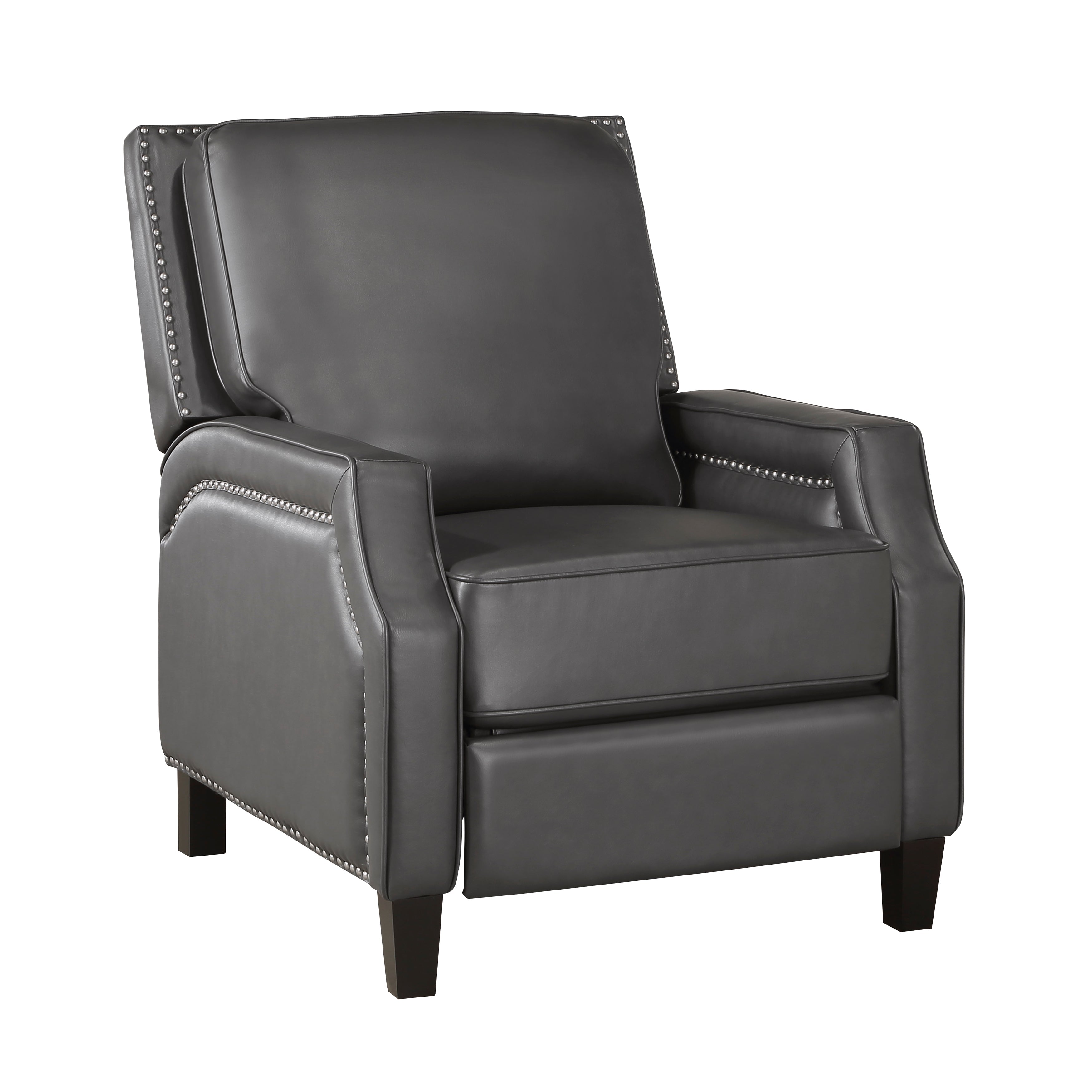 8504GRY-1 Push Back Reclining Chair - 8504GRY-1 - Bien Home Furniture & Electronics