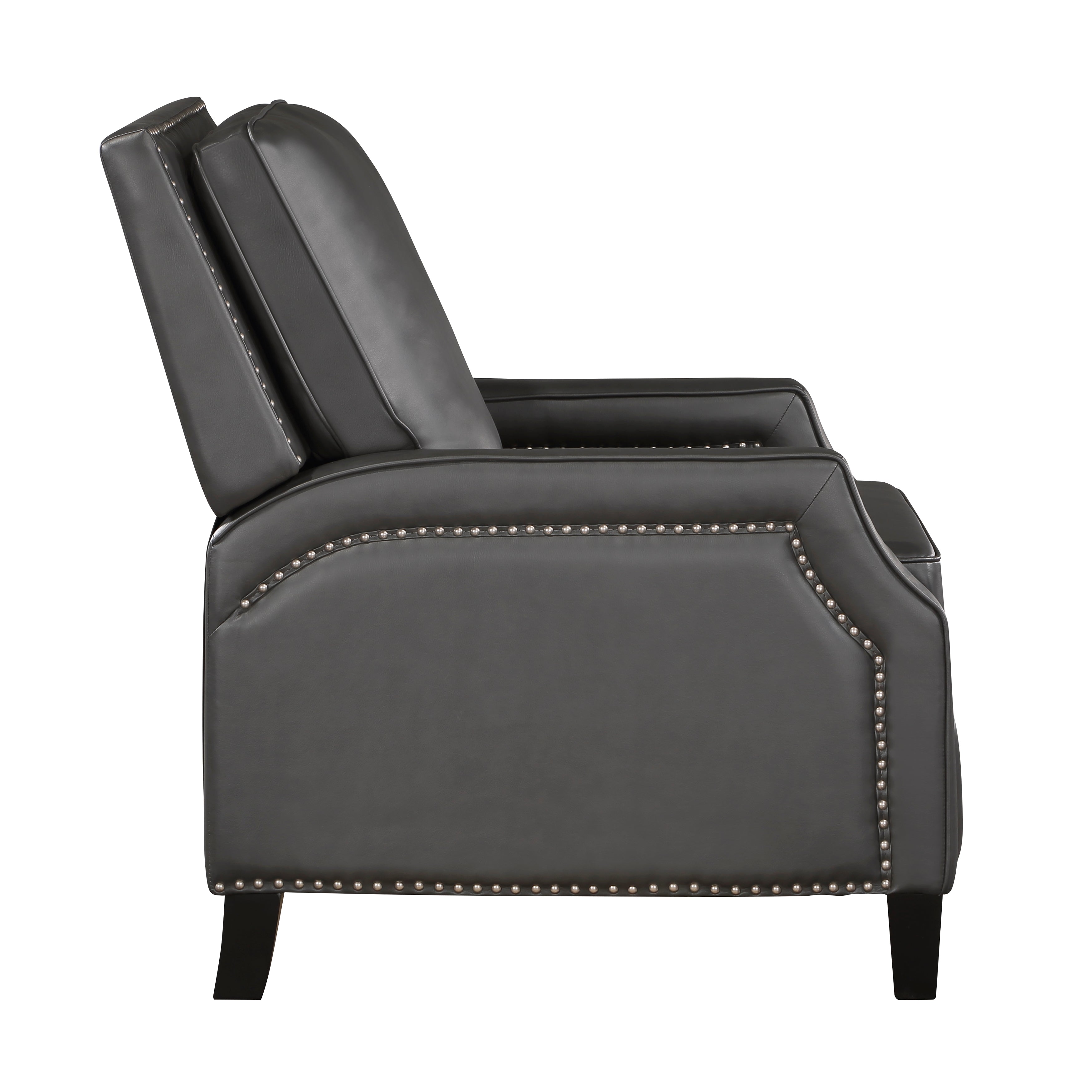 8504GRY-1 Push Back Reclining Chair - 8504GRY-1 - Bien Home Furniture & Electronics