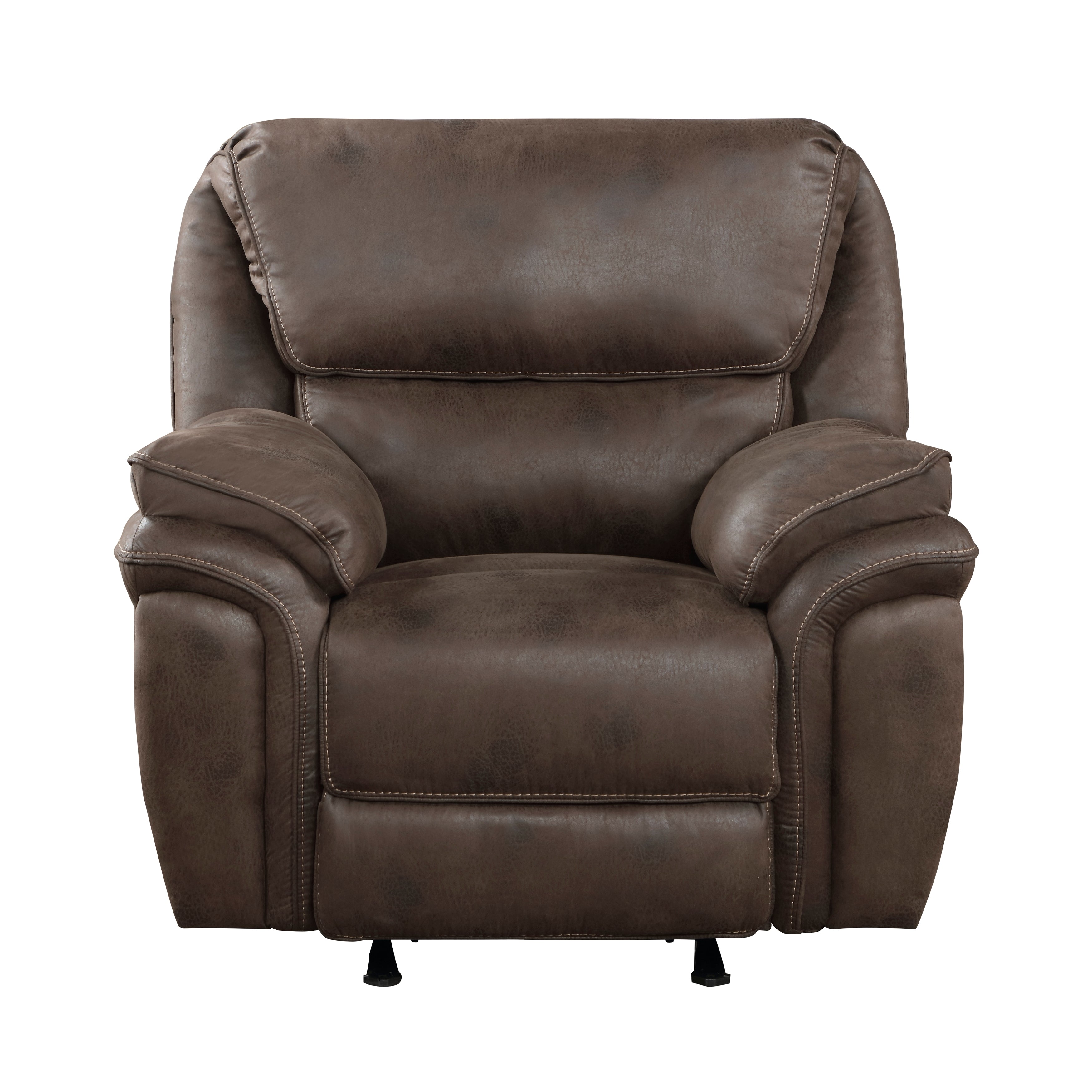 8517BRW-1 Rocker Reclining Chair - 8517BRW-1 - Bien Home Furniture &amp; Electronics