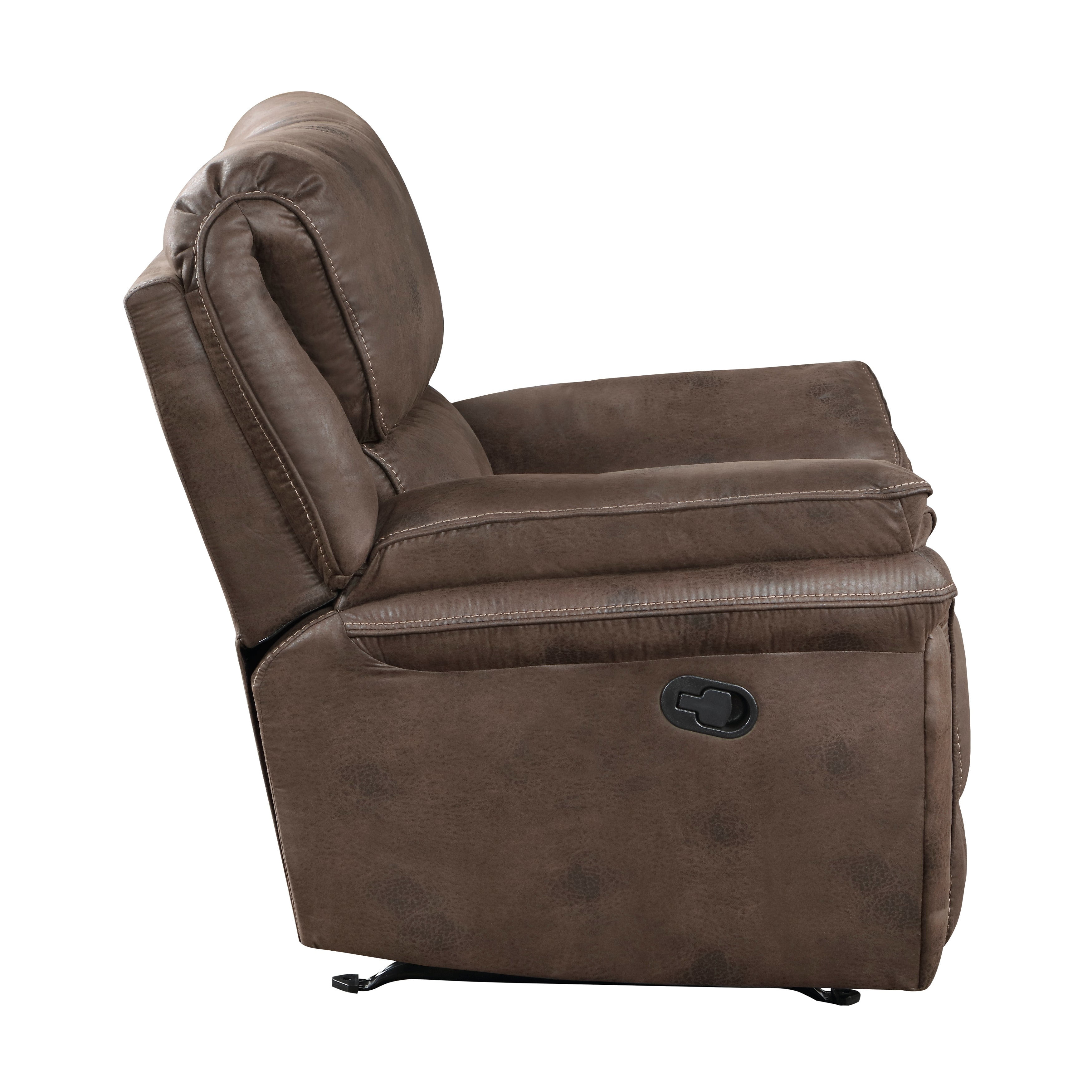 8517BRW-1 Rocker Reclining Chair - 8517BRW-1 - Bien Home Furniture & Electronics