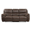 8517BRW-3 Double Reclining Sofa - 8517BRW-3 - Bien Home Furniture & Electronics