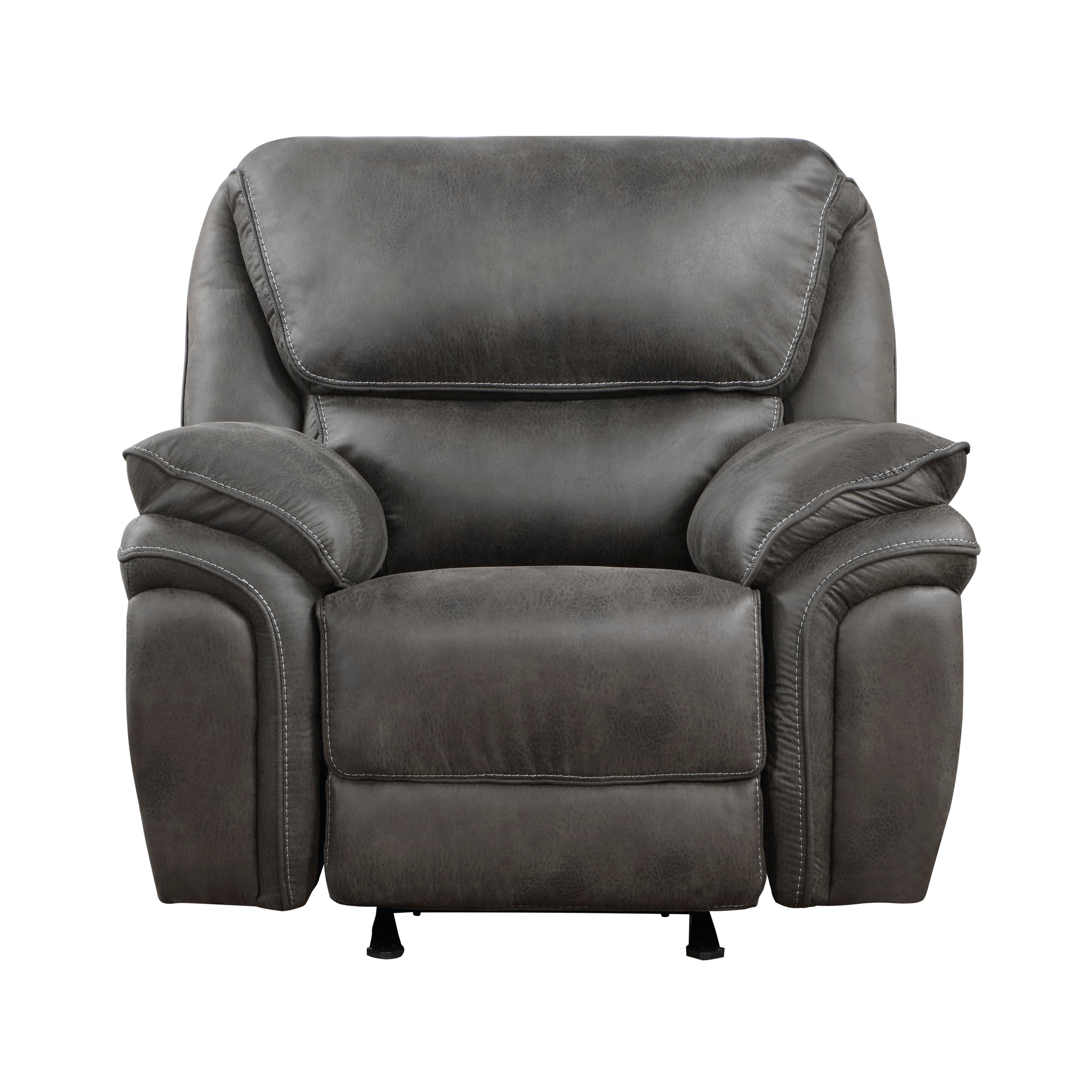 8517GRY-1 Rocker Reclining Chair - 8517GRY-1 - Bien Home Furniture &amp; Electronics