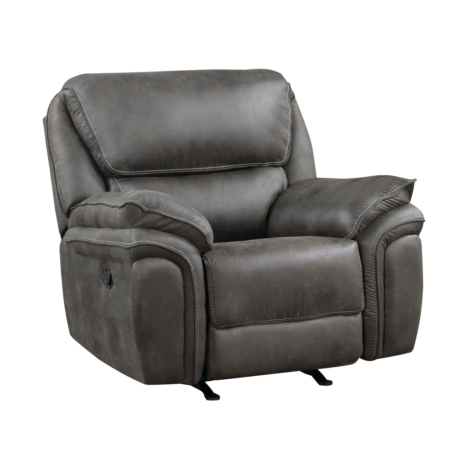 8517GRY-1 Rocker Reclining Chair - 8517GRY-1 - Bien Home Furniture & Electronics