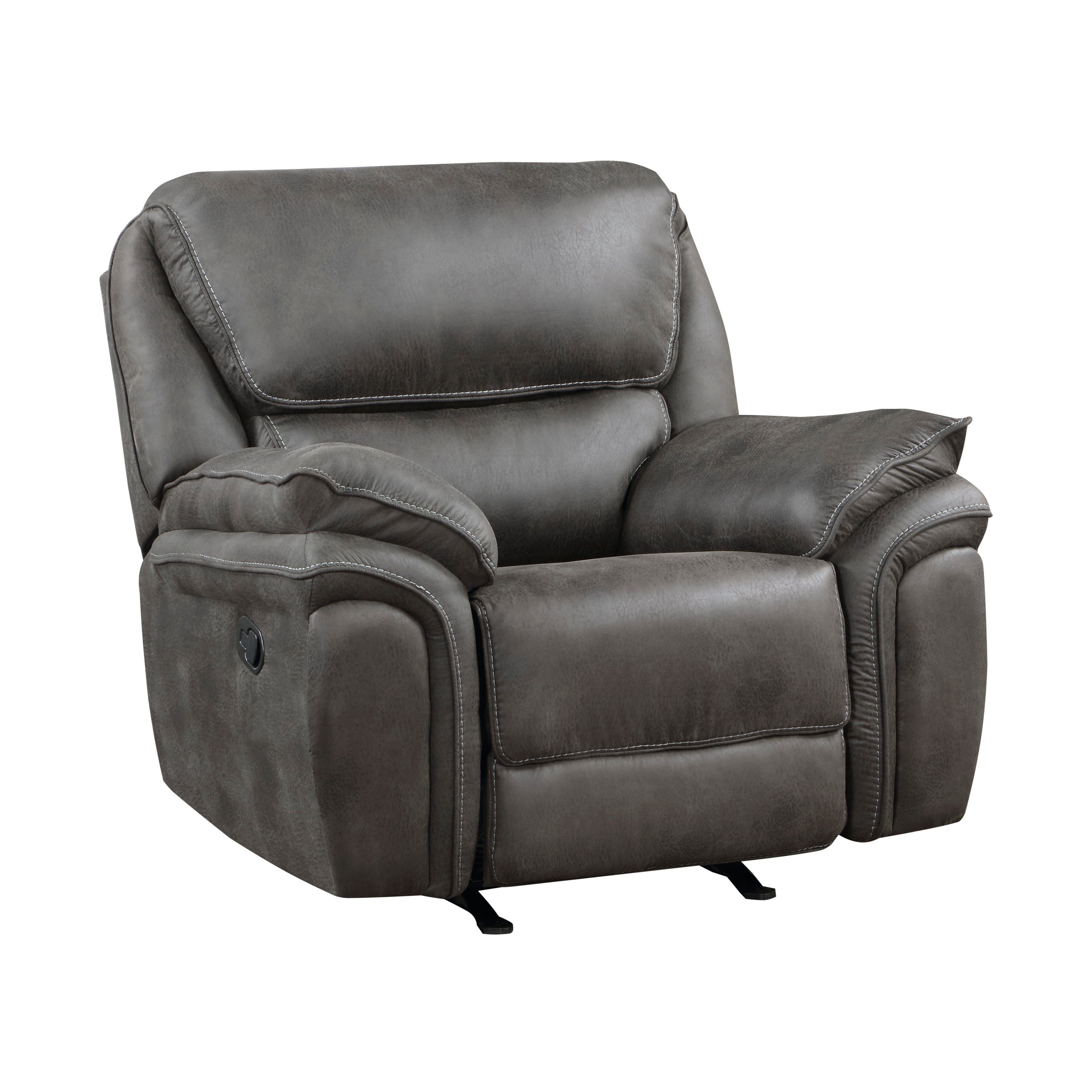 8517GRY-1 Rocker Reclining Chair - 8517GRY-1 - Bien Home Furniture & Electronics