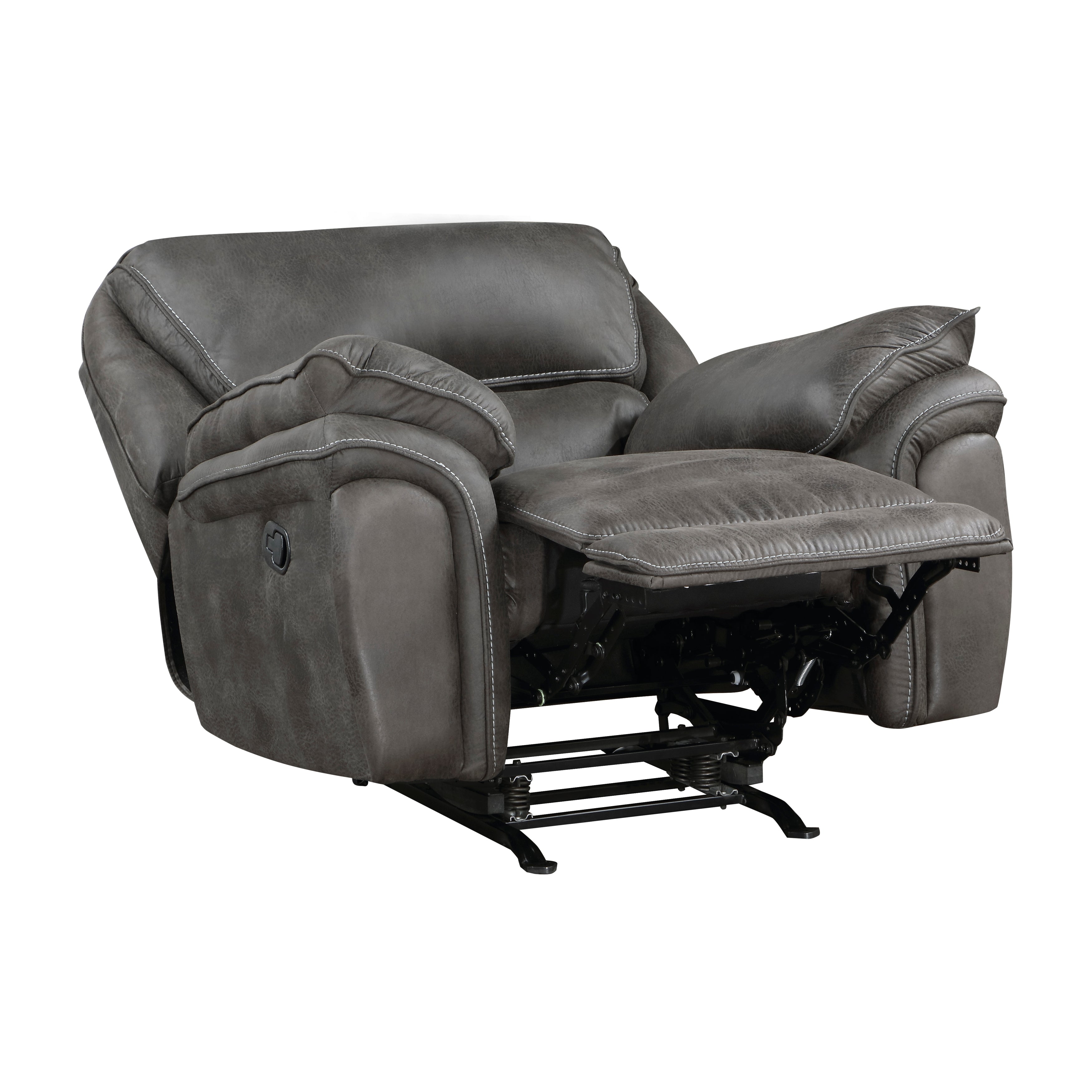 8517GRY-1 Rocker Reclining Chair - 8517GRY-1 - Bien Home Furniture &amp; Electronics