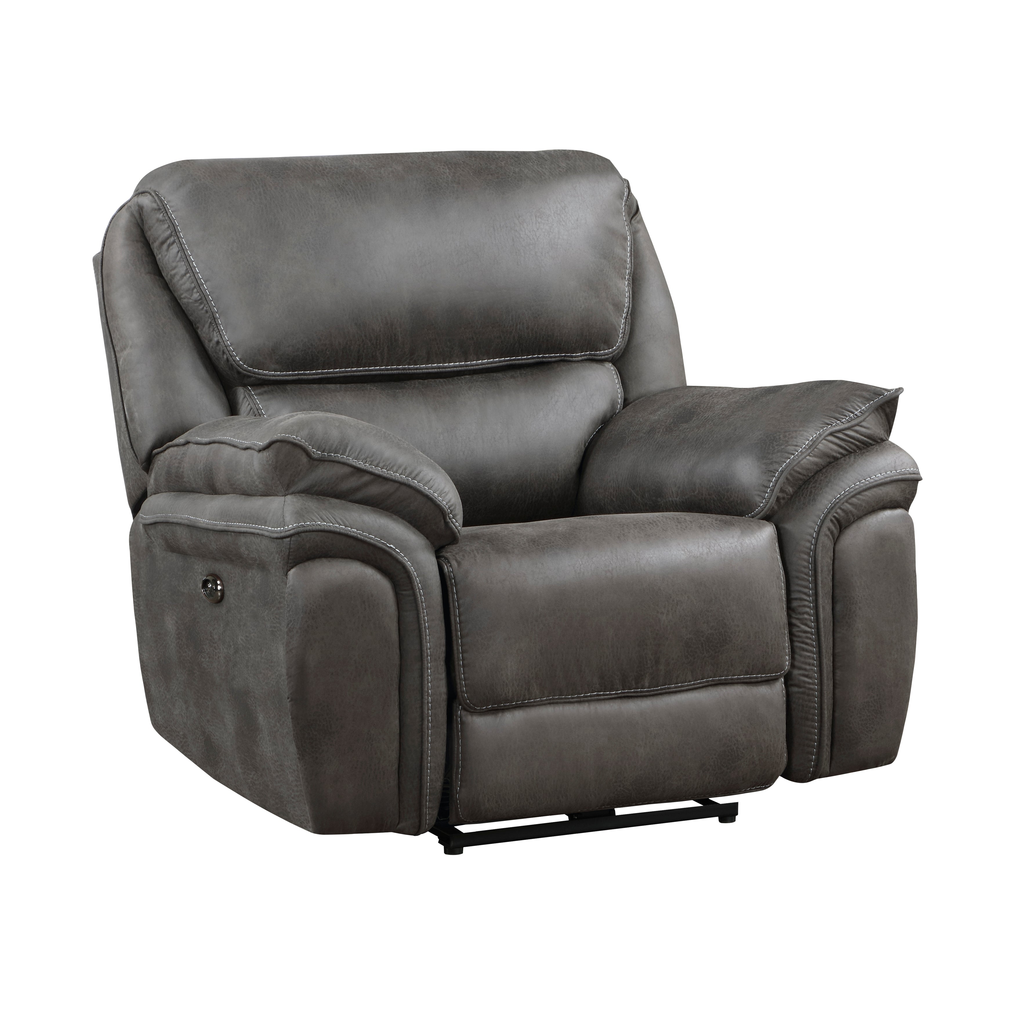 8517GRY-1PW Power Reclining Chair - 8517GRY-1PW - Bien Home Furniture & Electronics