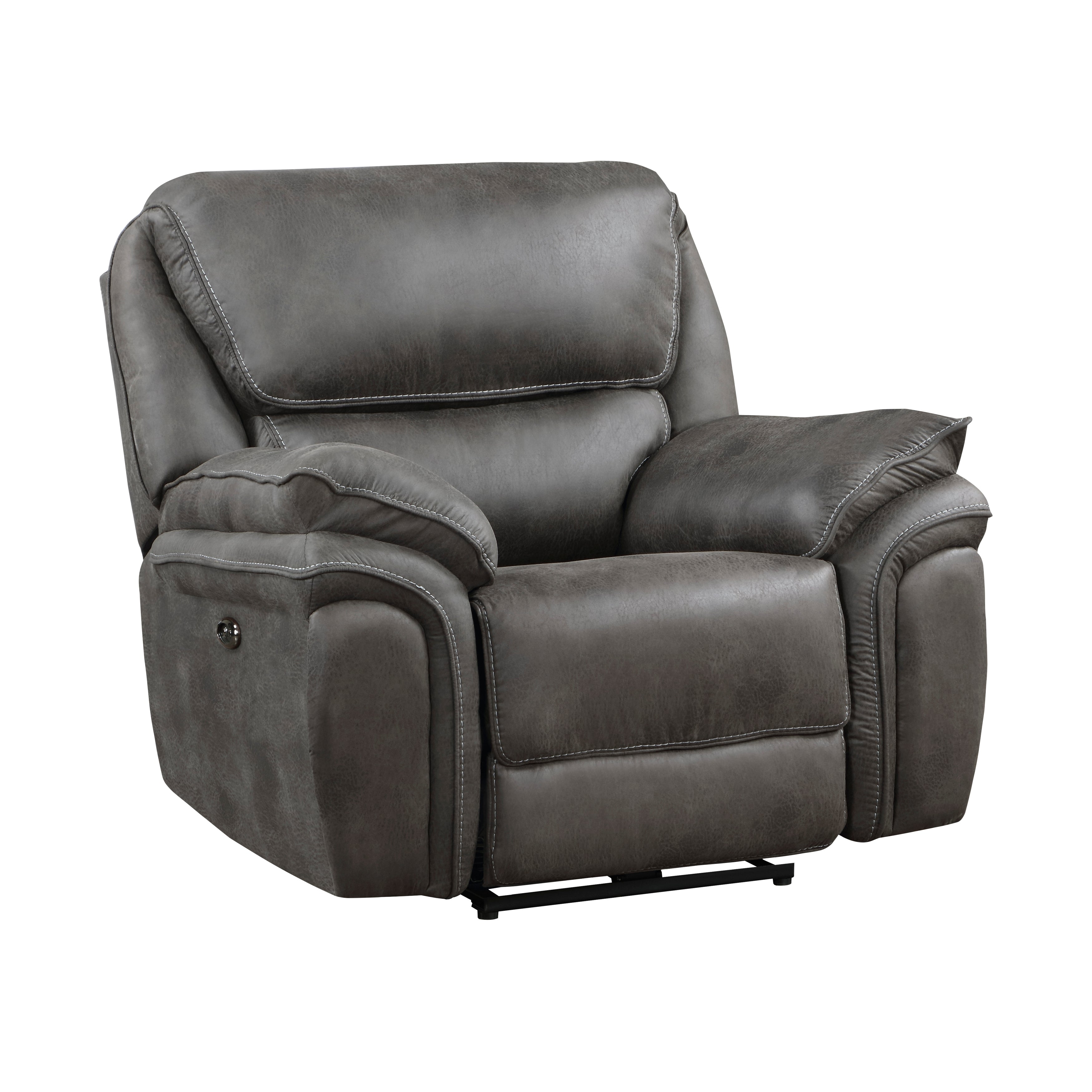 8517GRY-1PW Power Reclining Chair - 8517GRY-1PW - Bien Home Furniture &amp; Electronics