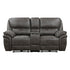8517GRY-2PW Power Double Reclining Love Seat with Center Console - 8517GRY-2PW - Bien Home Furniture & Electronics