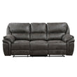 8517GRY-3 Double Reclining Sofa - 8517GRY-3 - Bien Home Furniture & Electronics