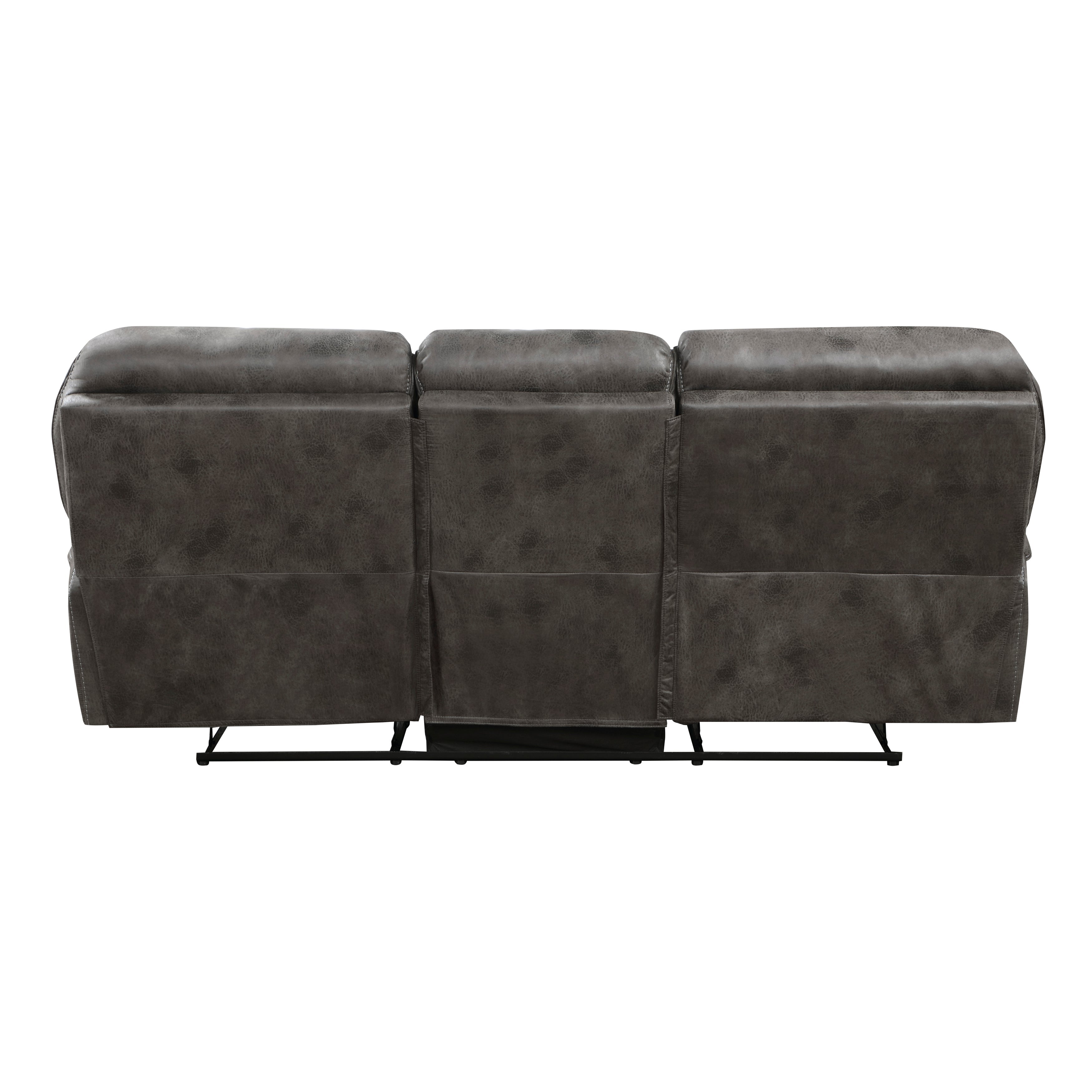 8517GRY-3 Double Reclining Sofa - 8517GRY-3 - Bien Home Furniture & Electronics