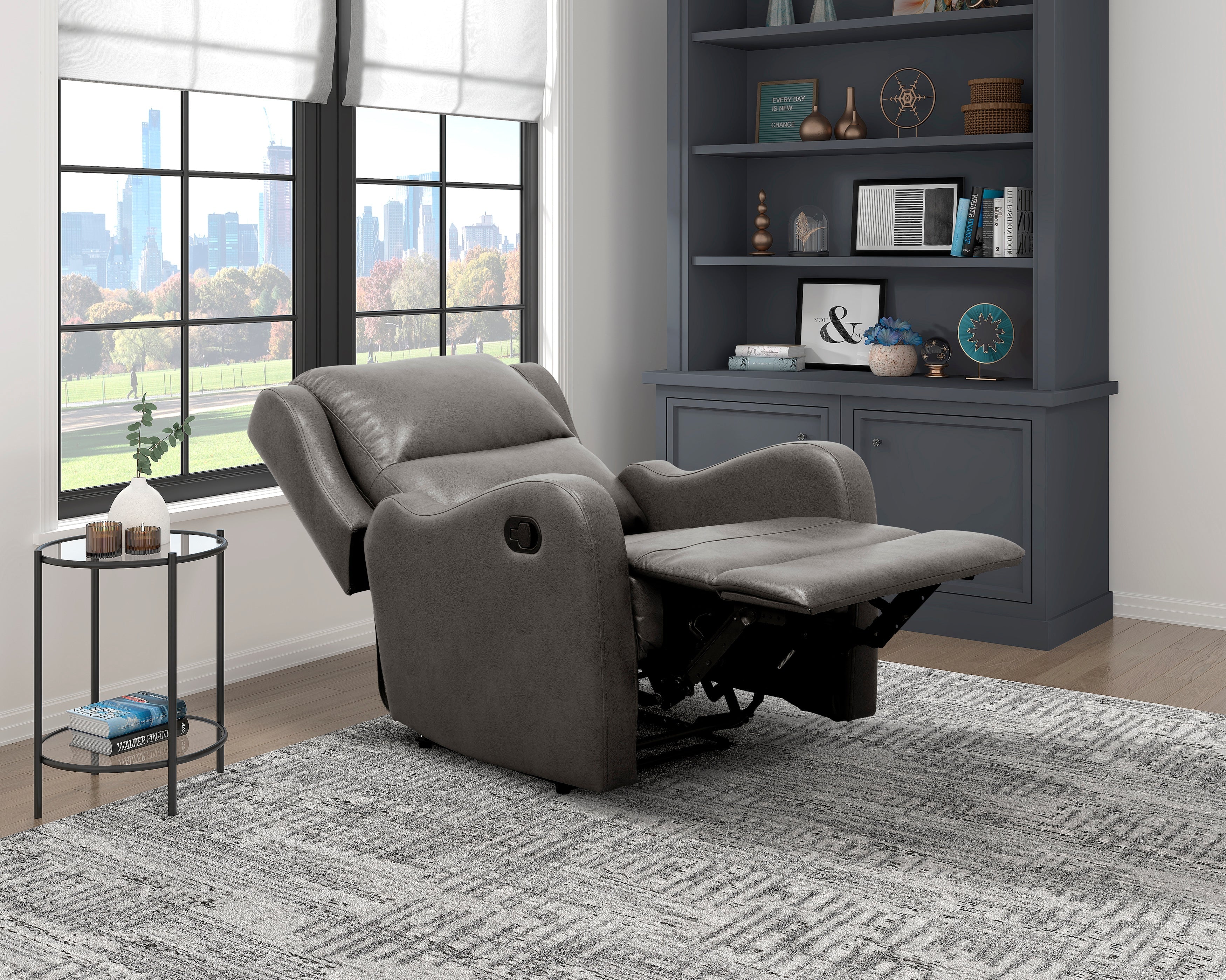 8527GRY-1 Reclining Chair - 8527GRY-1 - Bien Home Furniture & Electronics