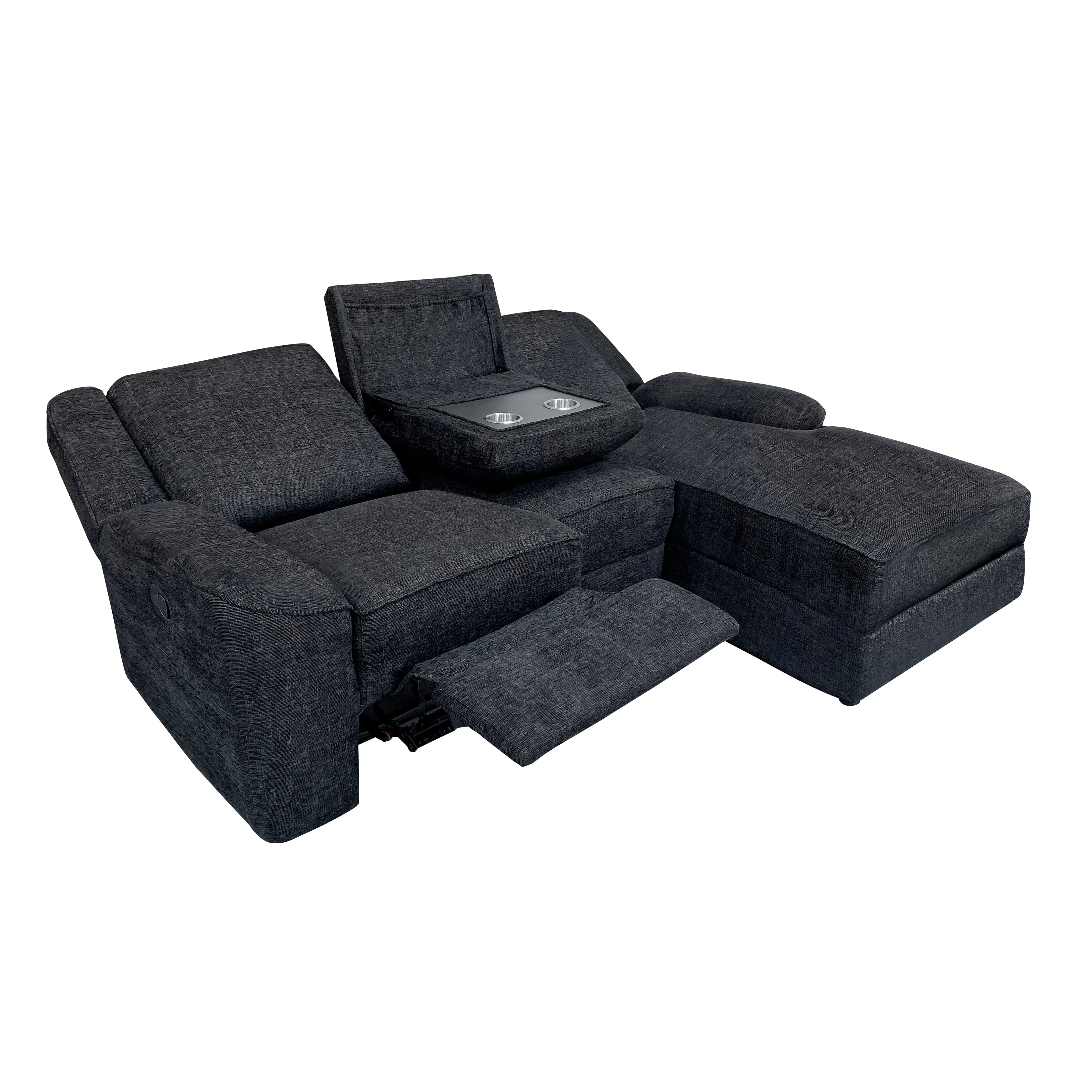 8530EB*SC (2)2-Piece Reclining Sectional with Right Chaise - 8530EB*SC - Bien Home Furniture & Electronics