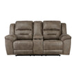 8538BR-2 Double Reclining Love Seat with Center Console - 8538BR-2 - Bien Home Furniture & Electronics