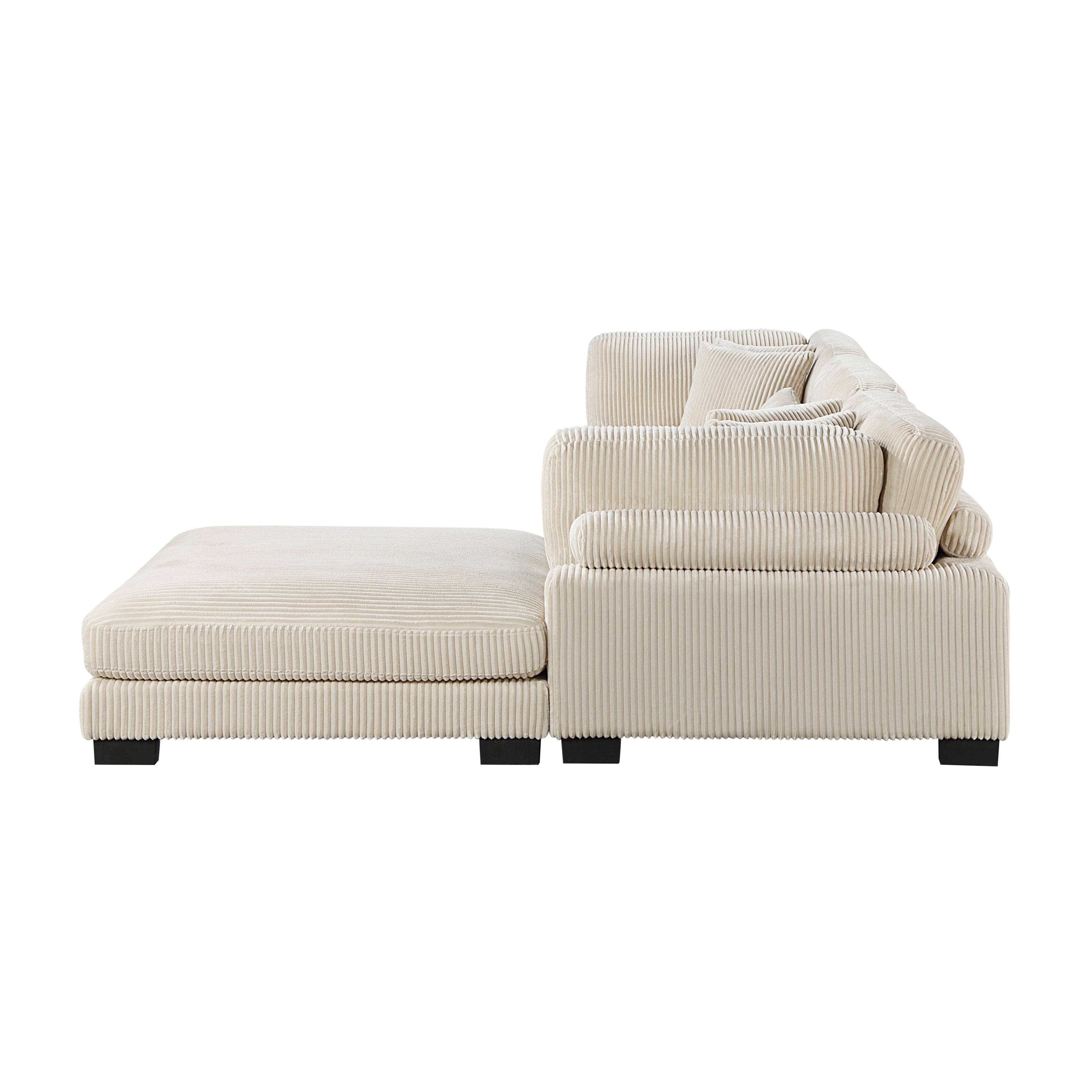 8555BE*4OT (4)4-Piece Modular Sectional with Ottoman - 8555BE*4OT - Bien Home Furniture & Electronics