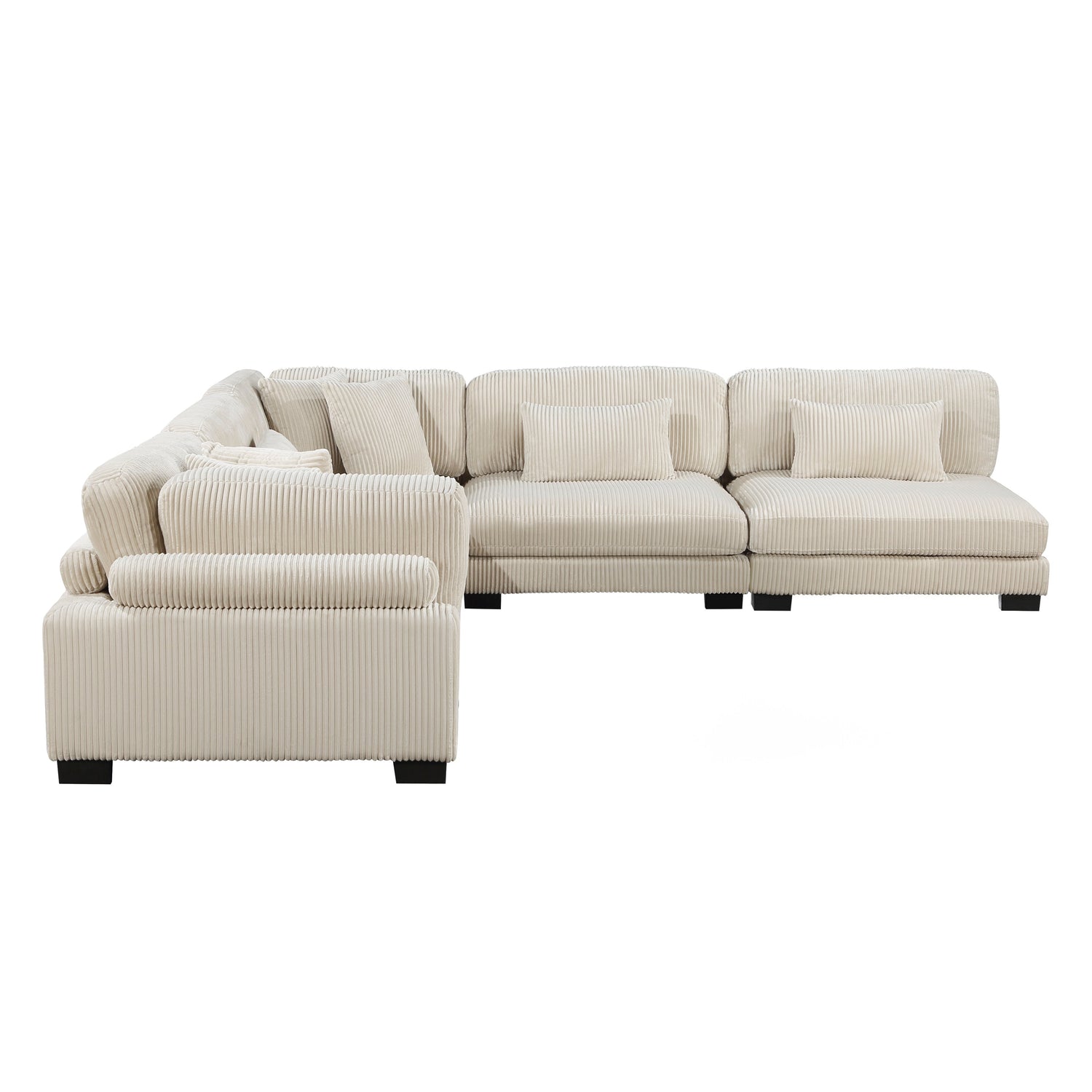 8555BE*5SC (5)5-Piece Modular Sectional - 8555BE*5SC - Bien Home Furniture & Electronics