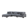8555GY*4OT (4)4-Piece Modular Sectional with Ottoman - 8555GY*4OT - Bien Home Furniture & Electronics