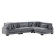 8555GY*4SC (4)4-Piece Modular Sectional - 8555GY*4SC - Bien Home Furniture & Electronics